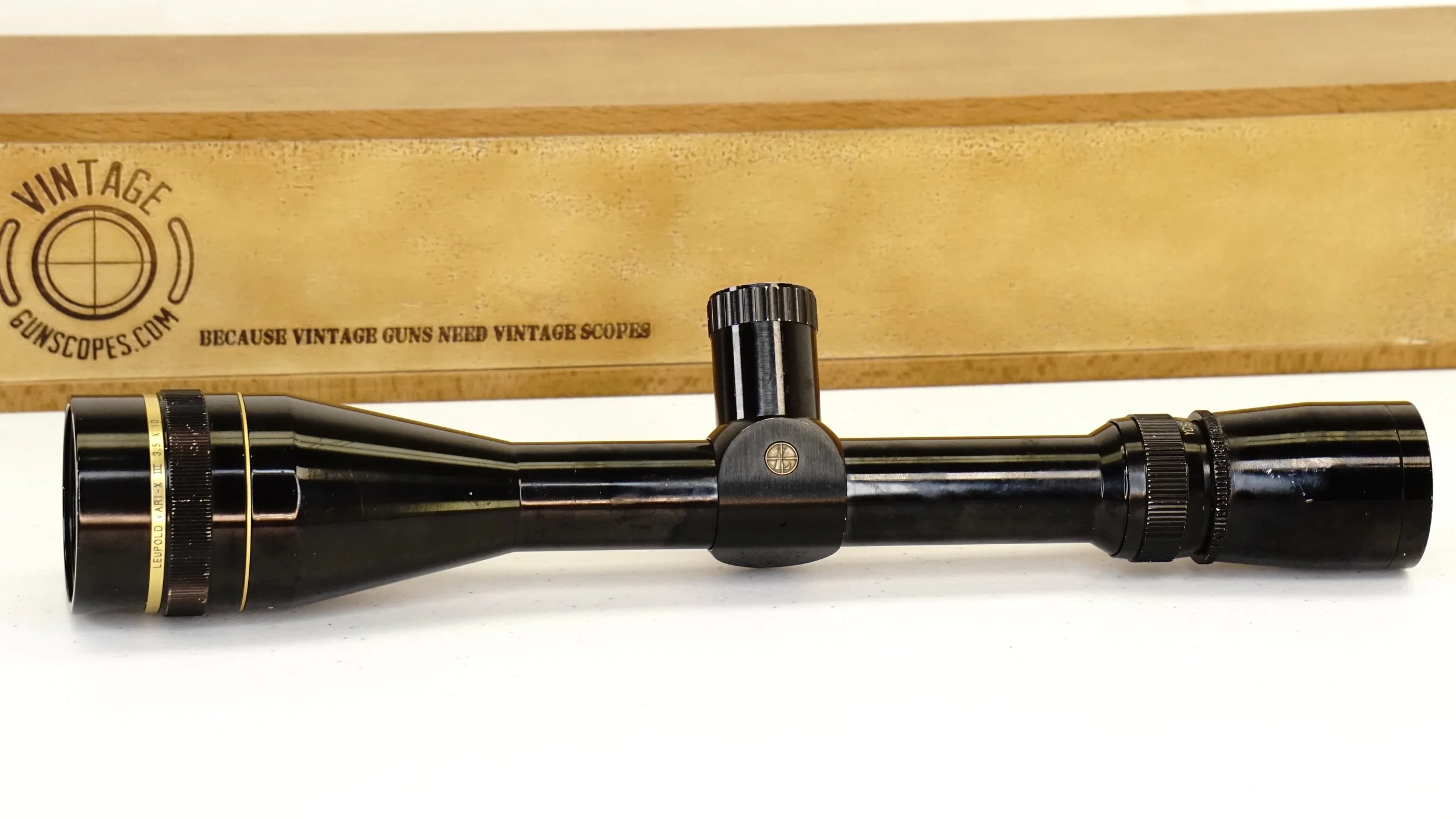 Leupold Vari-X III 3.5x-10x. 1". c.1983+. Target Dot - Refurbished.