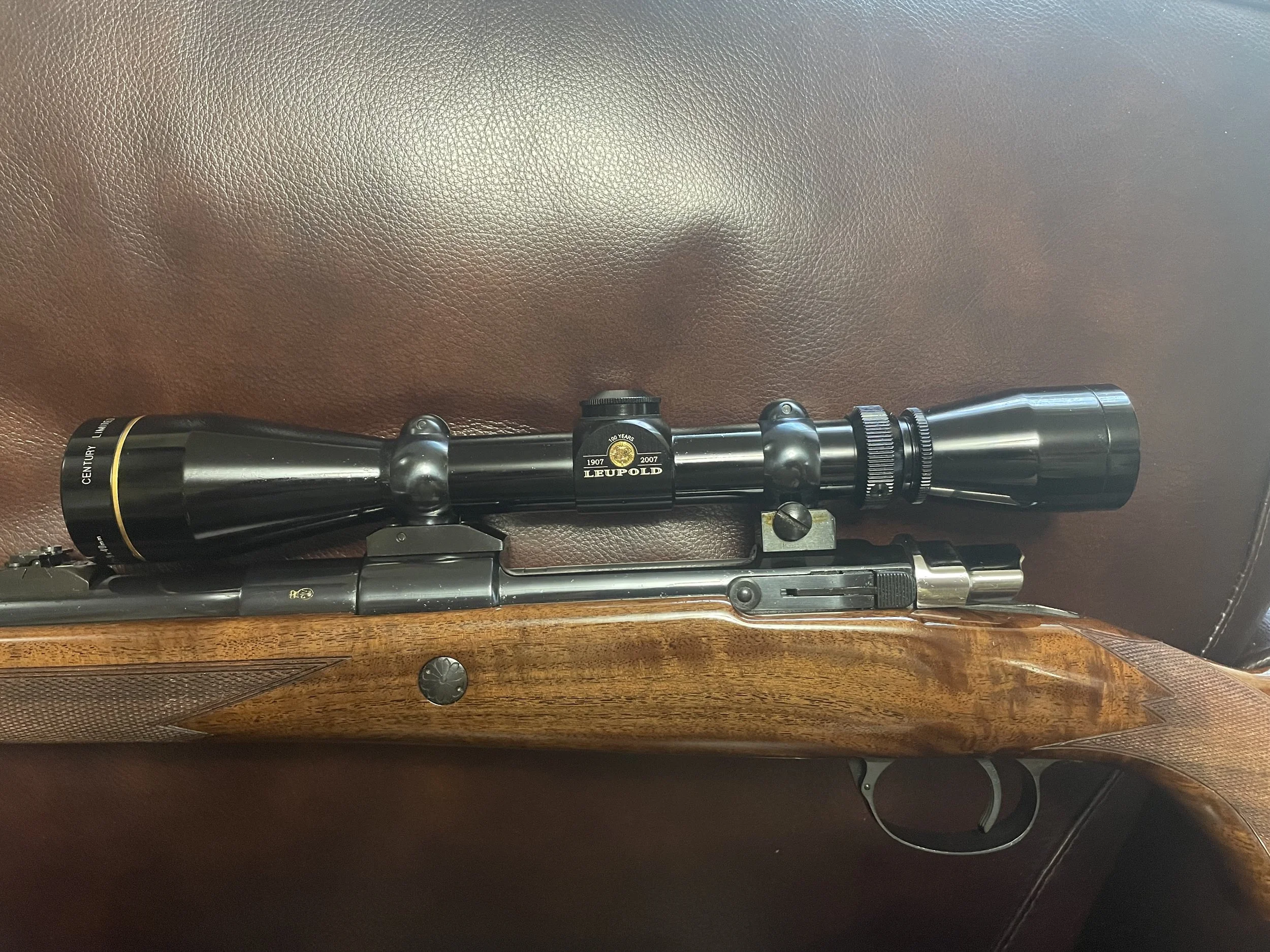 1970 Browning Safari Grade 30.06 mounted with a Leupold 100th Anniversary scope and Buehler mounts