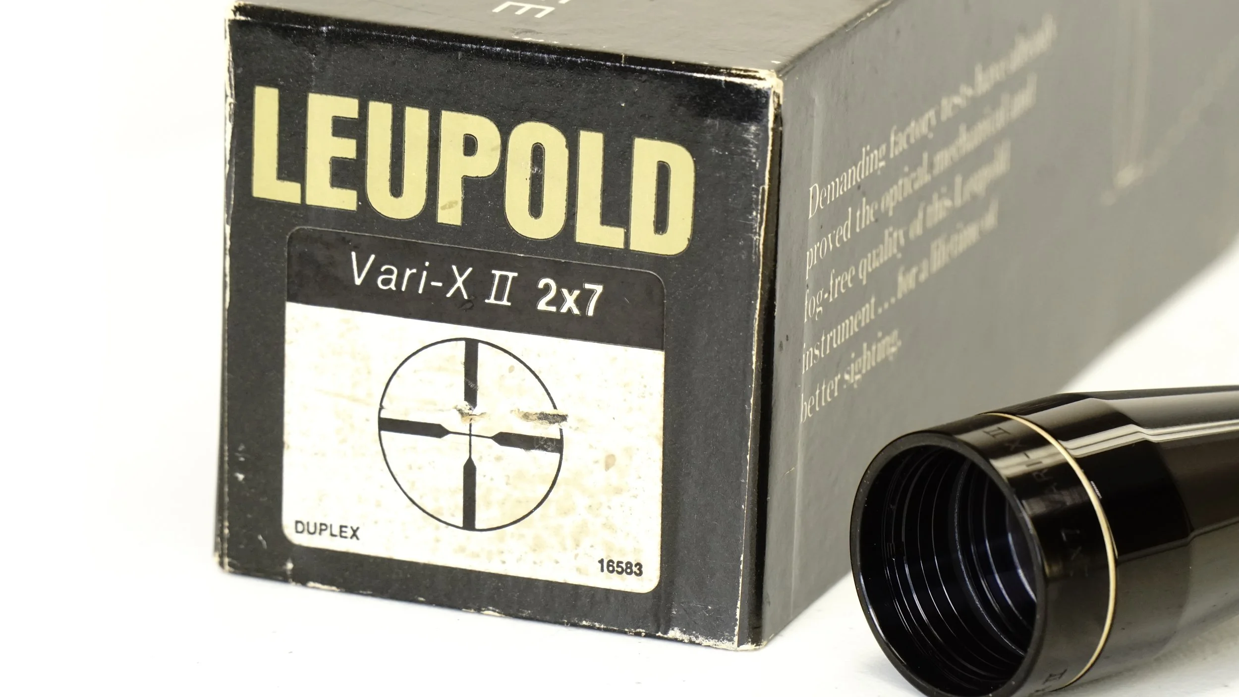 Vintage Gun Scopes — Leupold Vari-X II 2x-7x. 1