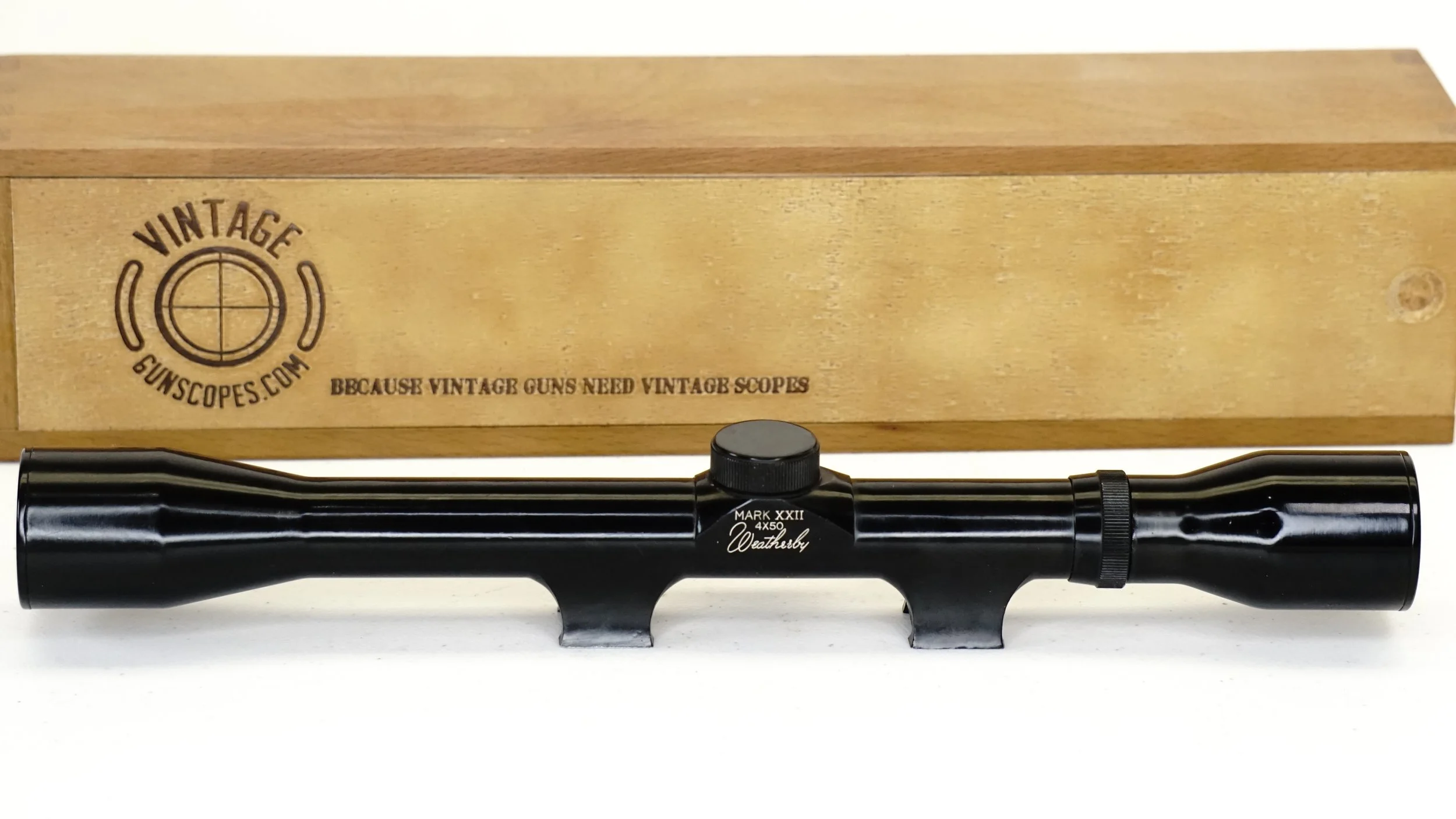 Vintage Gun Scopes — Weatherby XXII 4x Rimfire Scope. 7/8". c.196684