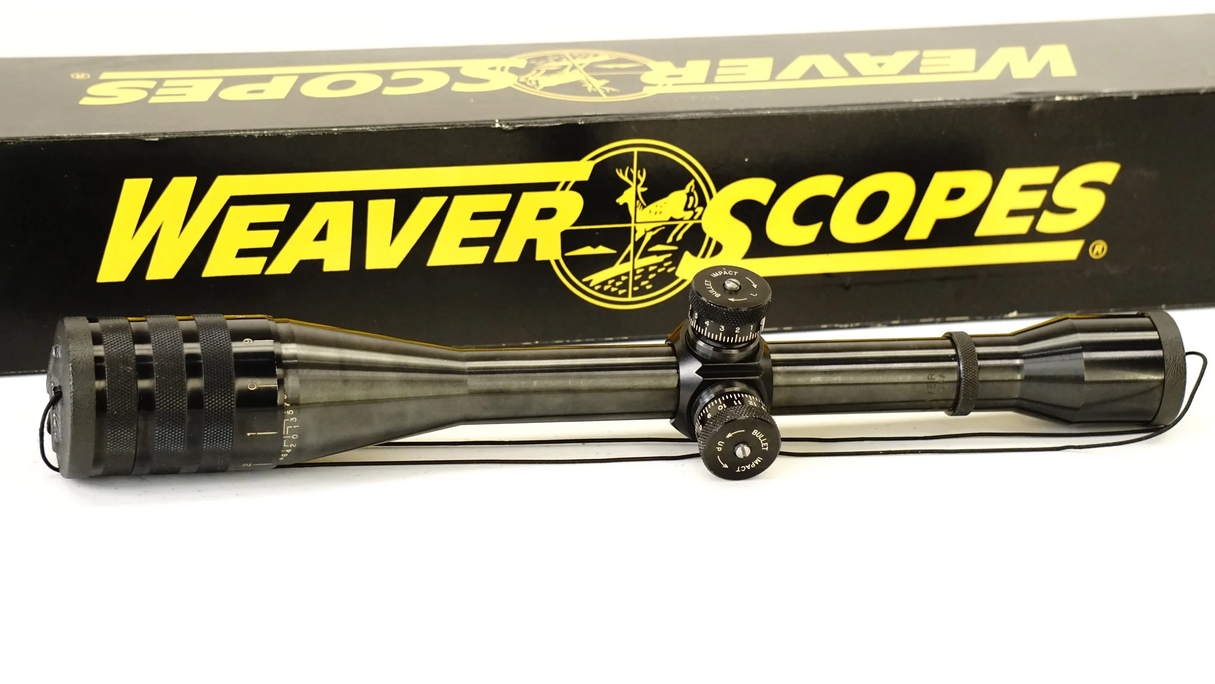 Weaver T-10 10x. 1". c.1977-84. Excellent in Box, Target Dot - Refurbished.