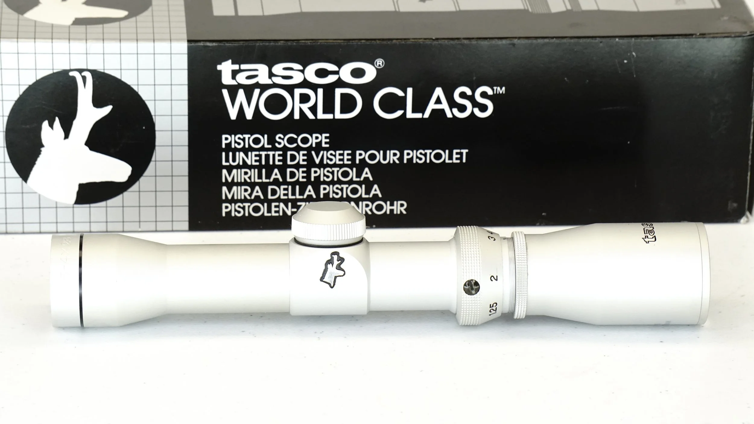 Vintage Gun Scopes — Tasco World Class Pistol Scope 1.25x-4x28mm