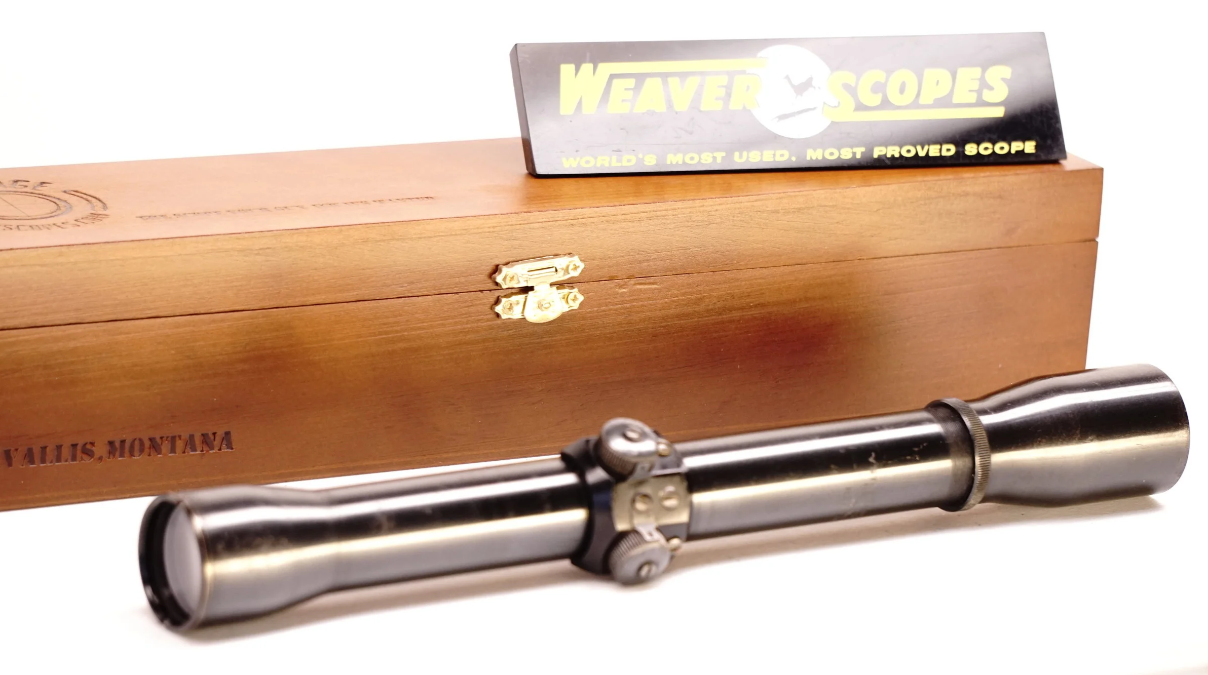 Weaver K4 Exposed Adjustments. 1". c.1947-48. Crosshair - Refurbished.