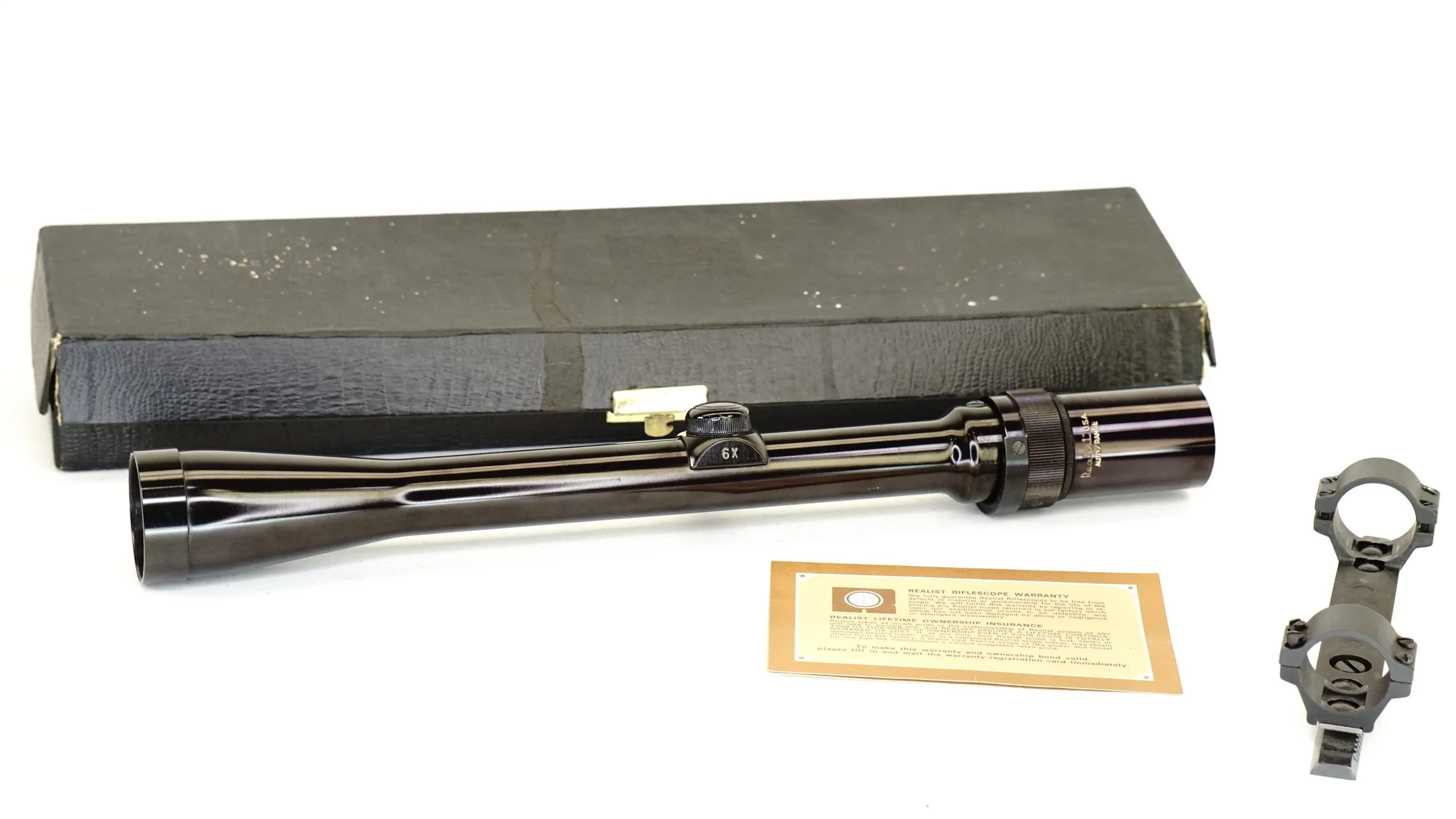 Realist Camputer Auto/Range ART 6x. 1". c.1968-74. New in Box, Auto Range Reticle - Refurbished.