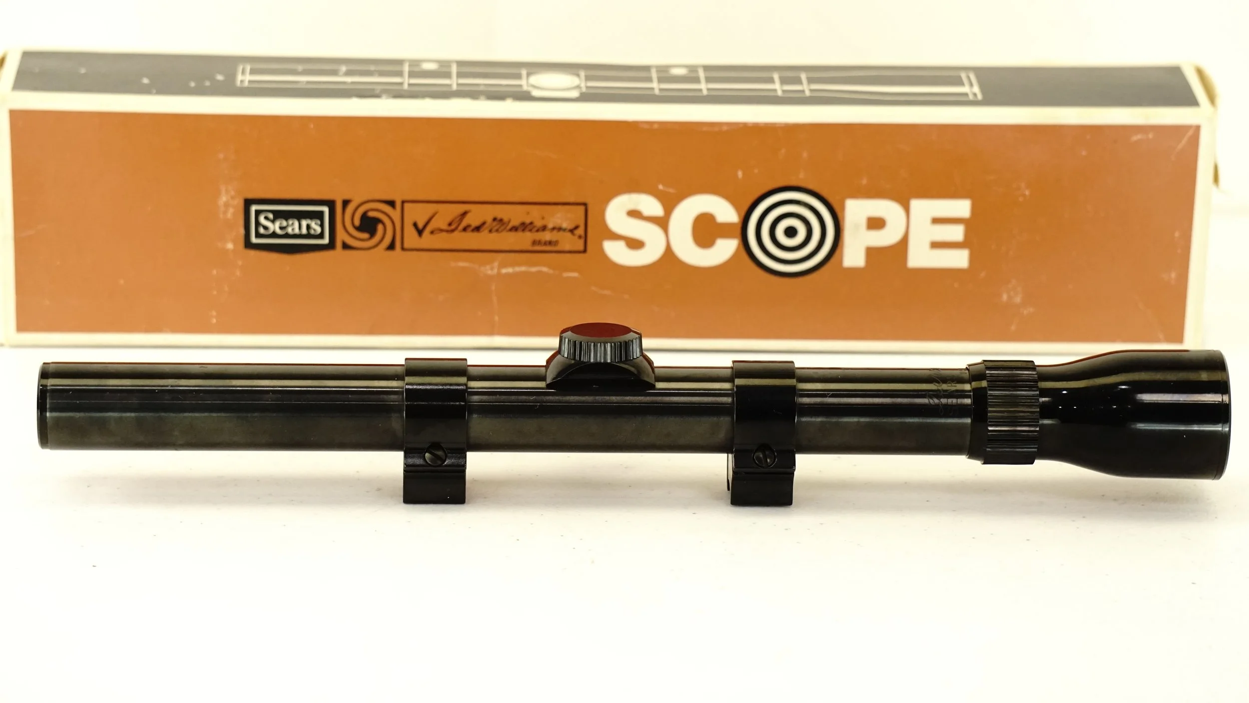 Sears Ted Williams 4x Rimfire. 7/8". New in Box, Duplex - Refurbished.
