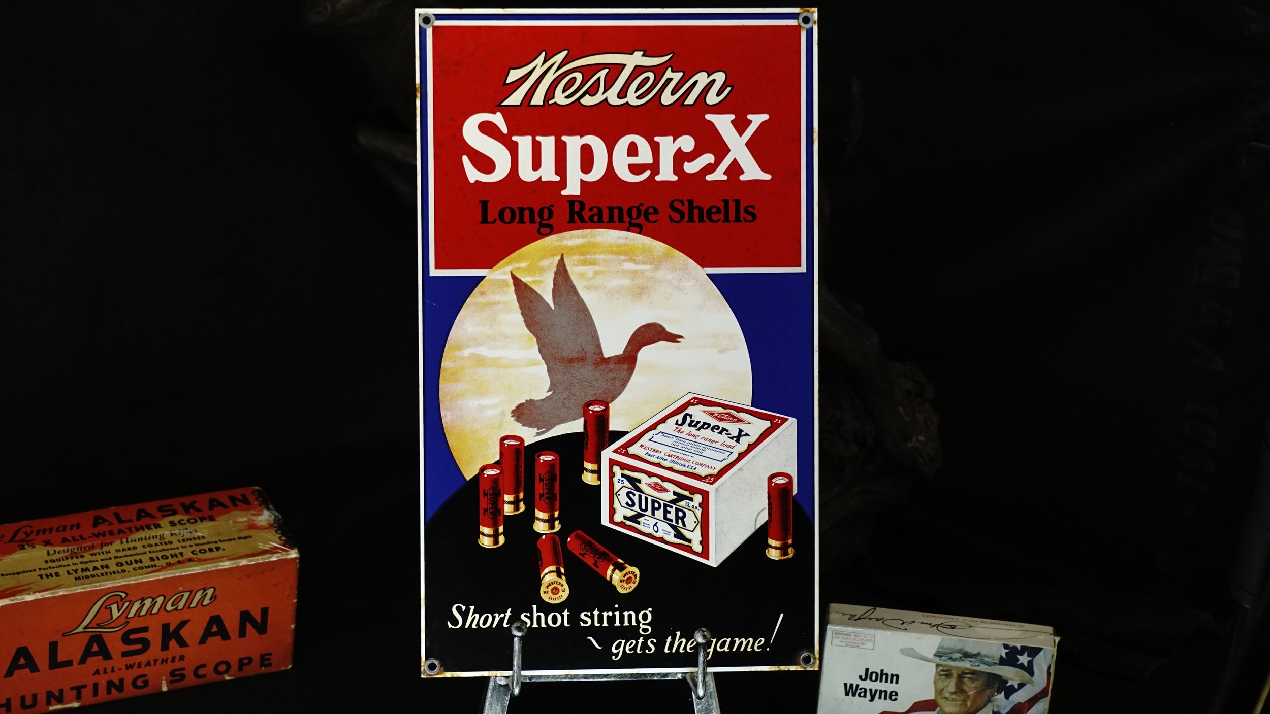Vintage Porcelain Western Super-X Sign