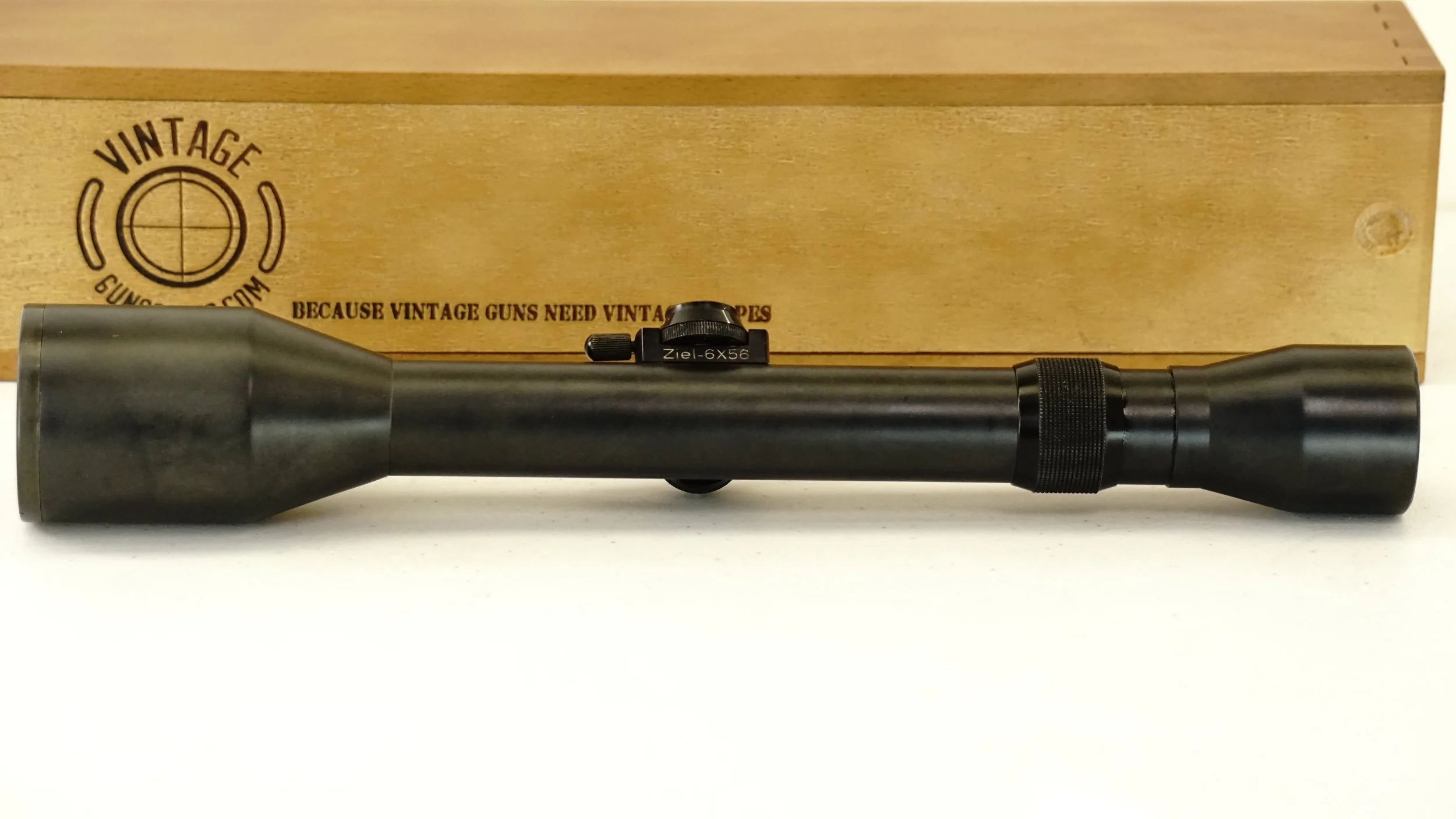 B Nickel Marburg Ziel 6x56. Rust Blued. Germ #1. 26mm. Near Mint. Refurbished.