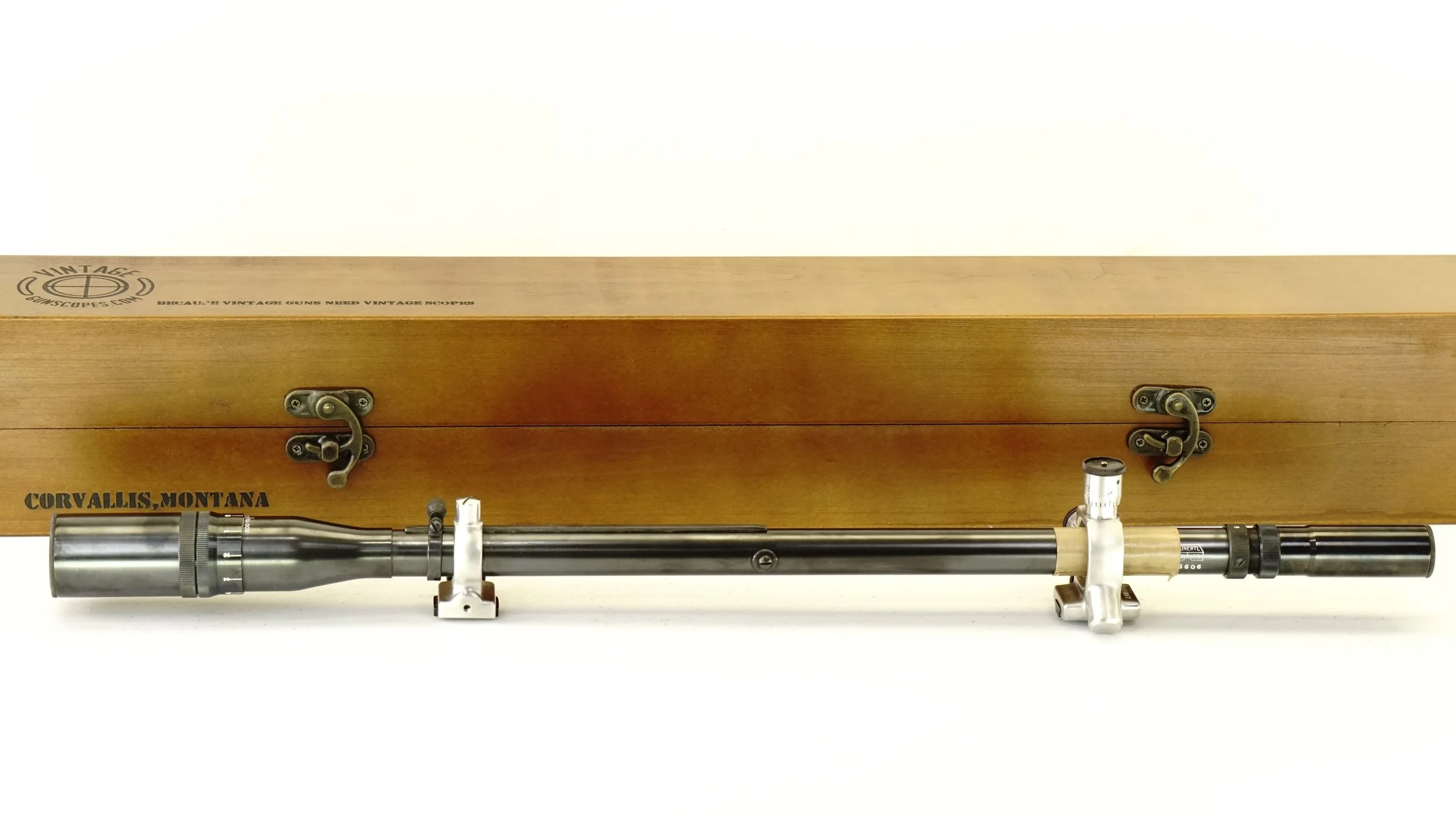 Unertl Clear Aperture Objective 6x. 3/4". c.1937-85+. New Old Stock, Crosshair - Refurbished.