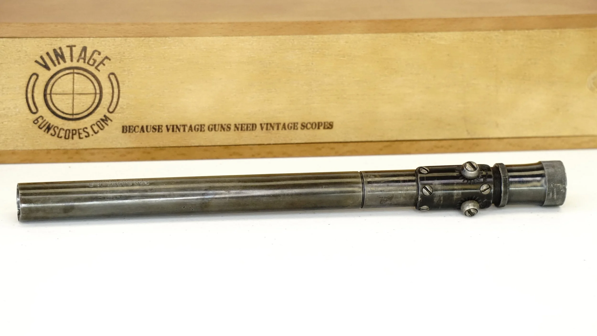 Weaver 330 M8 Side Stamped, Friction Adjustment. 3/4". c.1930-47. Good - Patinaed. Post - Refurbished.