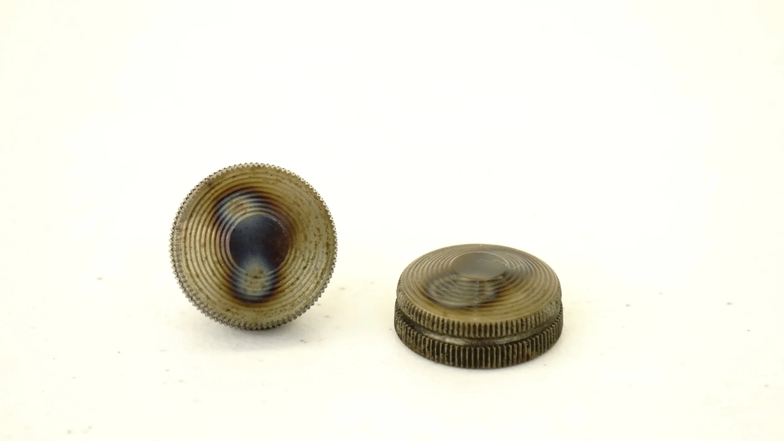 1 Pair Weaver Pointed Top Turret Cap. Color Case Hardened.