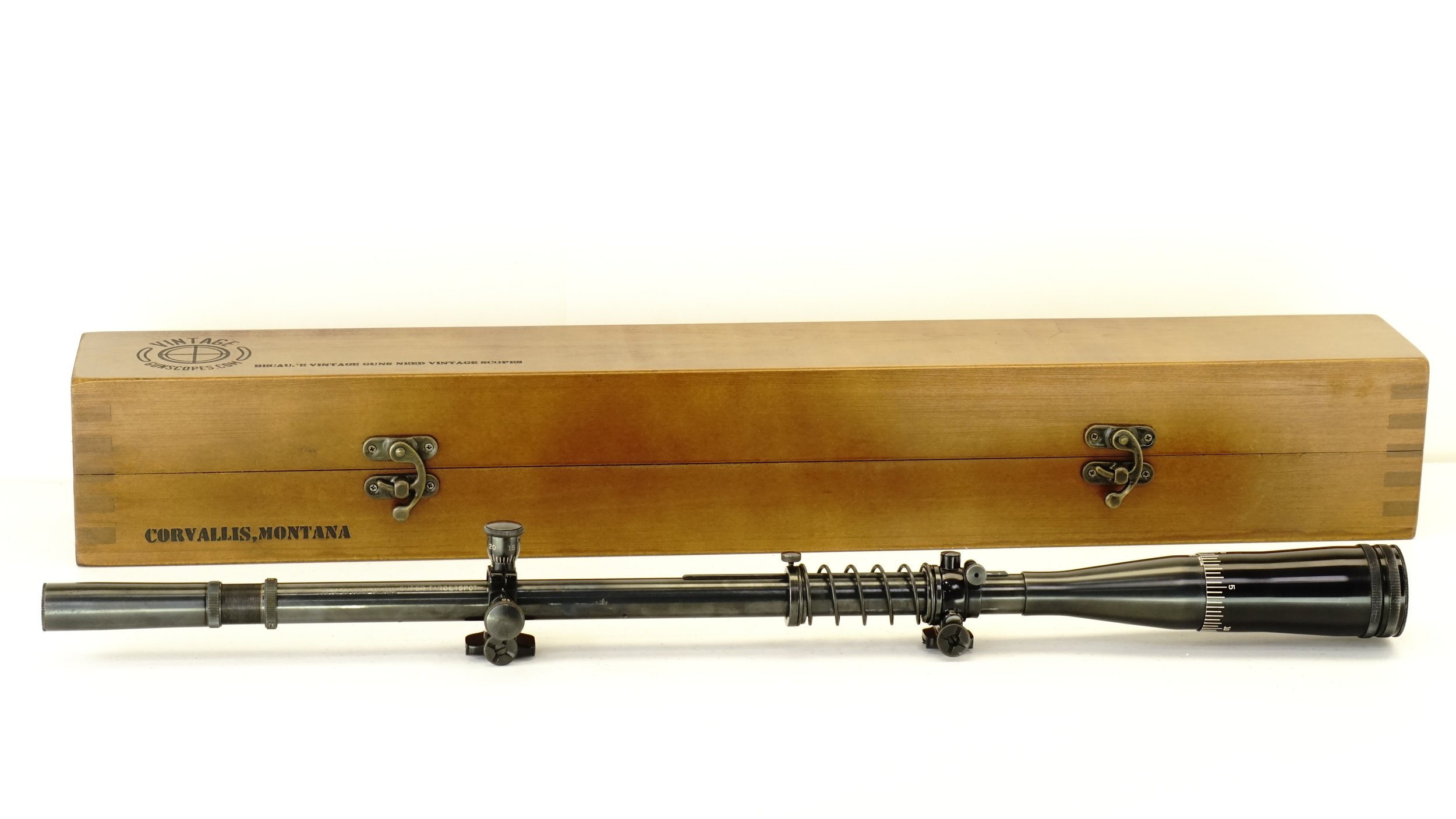 Lyman Super Targetspot 25x. 3/4". c.1937-78. Excellent, Crosshair - Refurbished.