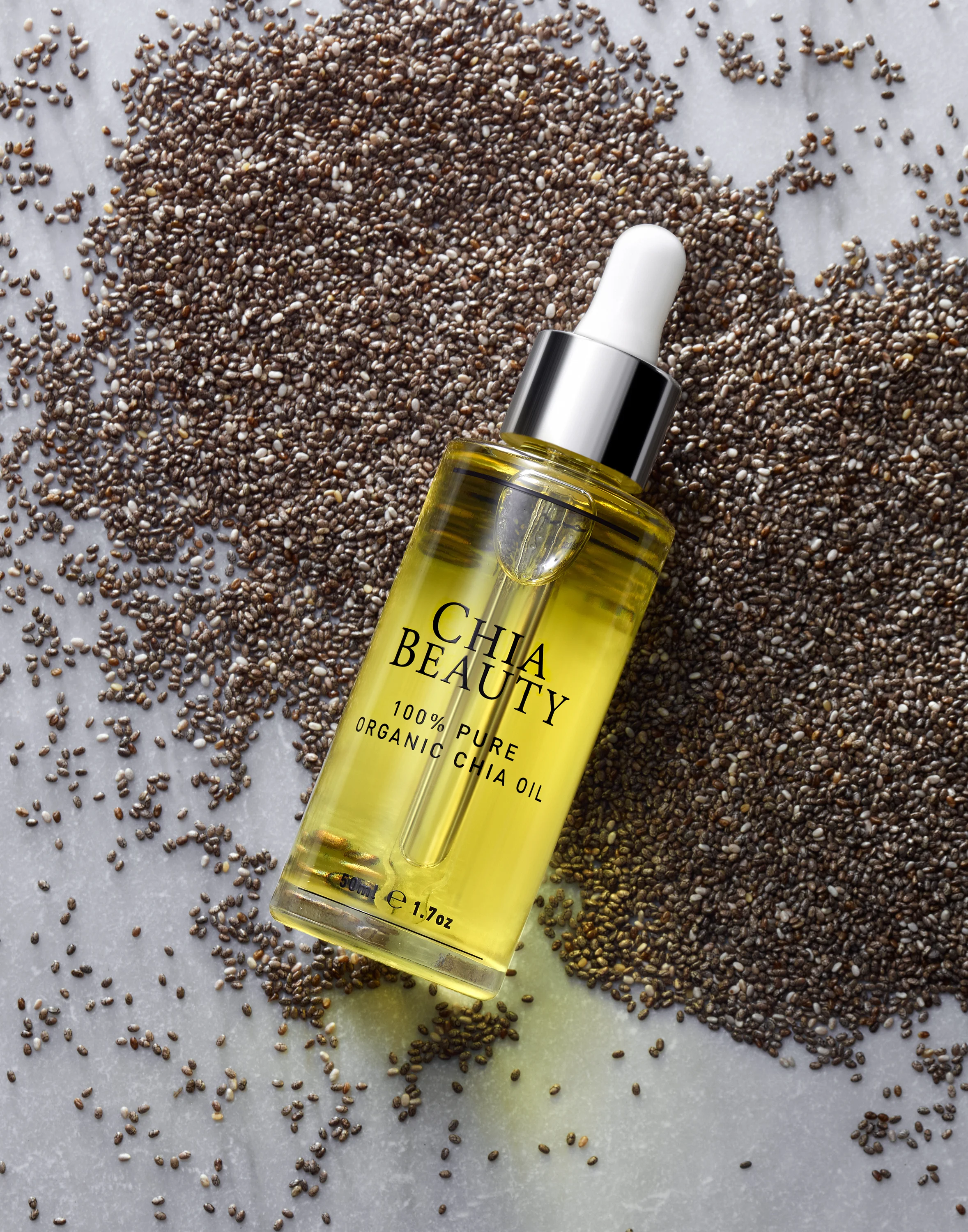 Ingredients: 100% PURE ORGANIC CHIA OIL