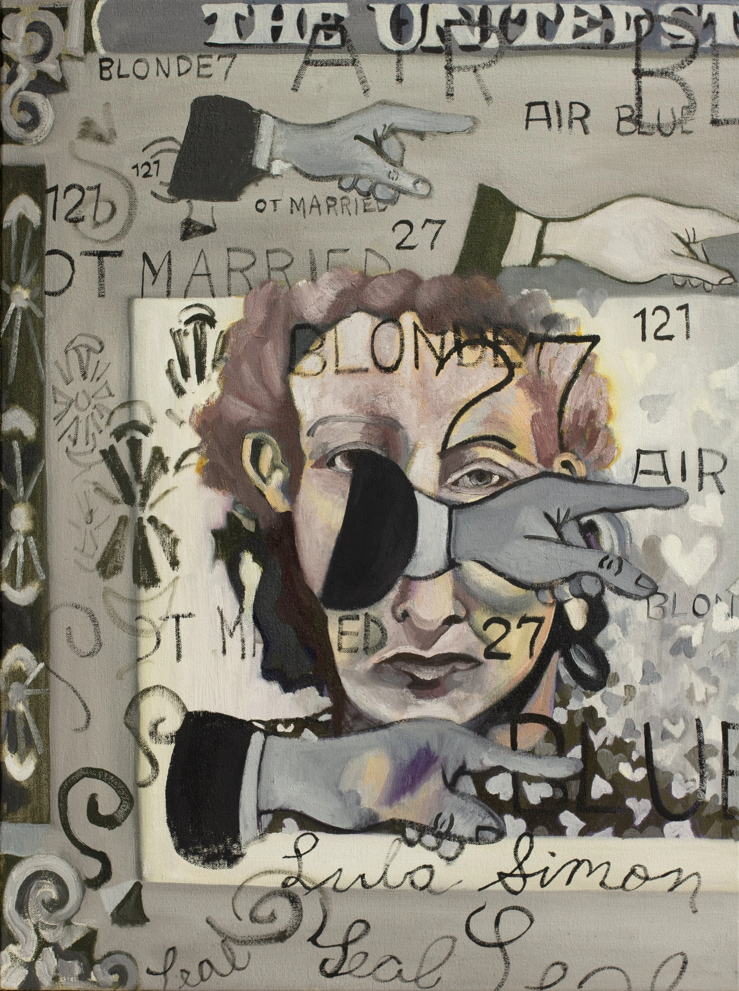 Whole Fragment, 2026. Oil on canvas, 18 x 24 inches
