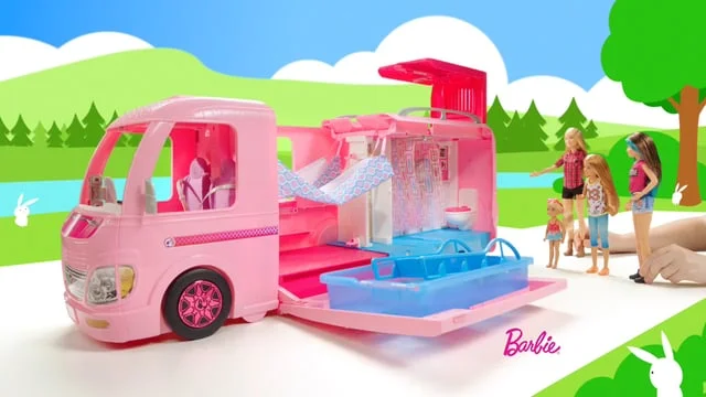 barbie camper commercial