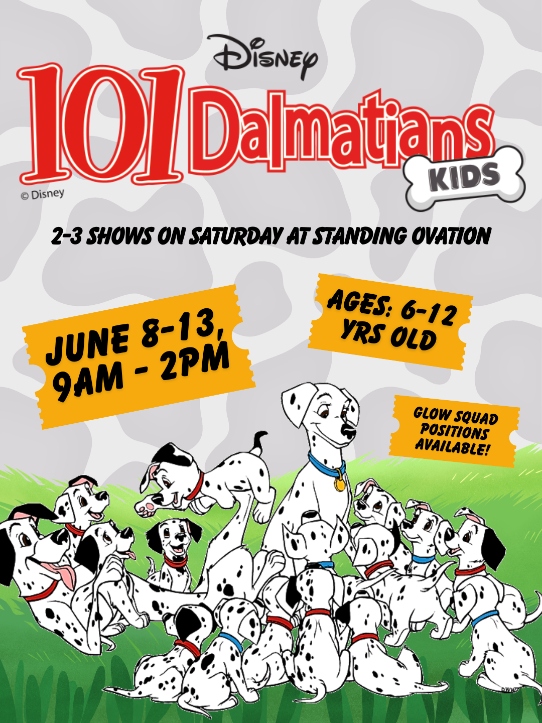 SESSION 1: "101 Dalmatians Kids" Theater Camp - June