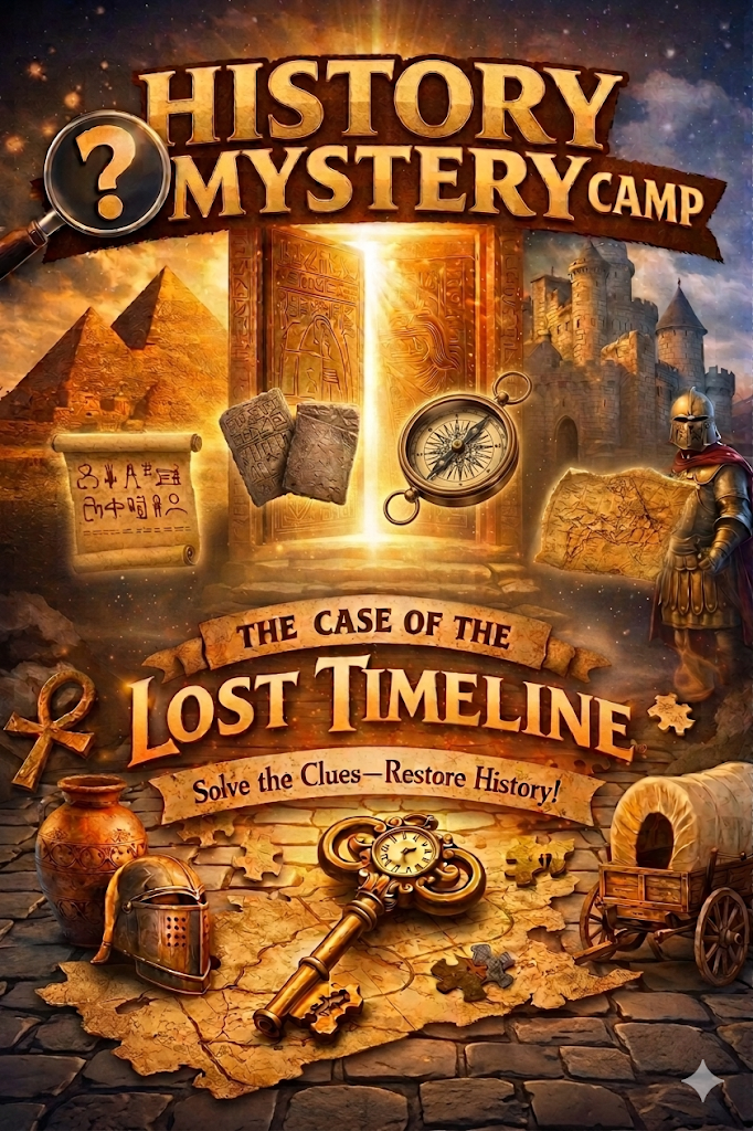 SESSION 3: "History Adventure" Camp - July 20-23