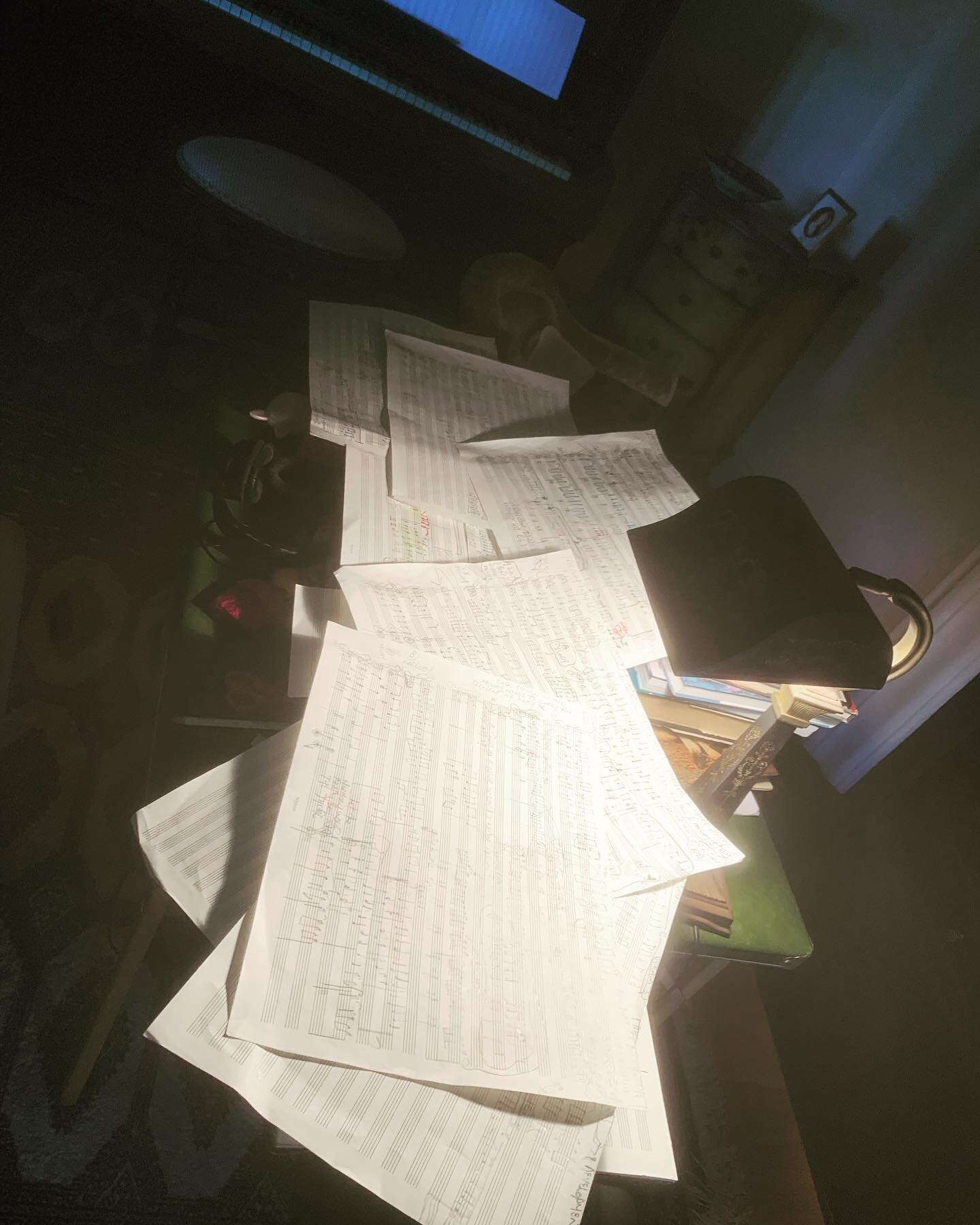 The beginnings of my next #symphony 🎶
This will be #loud 📣
&hellip;
#newmusic #newsymphony #classical #composer #chloecharody