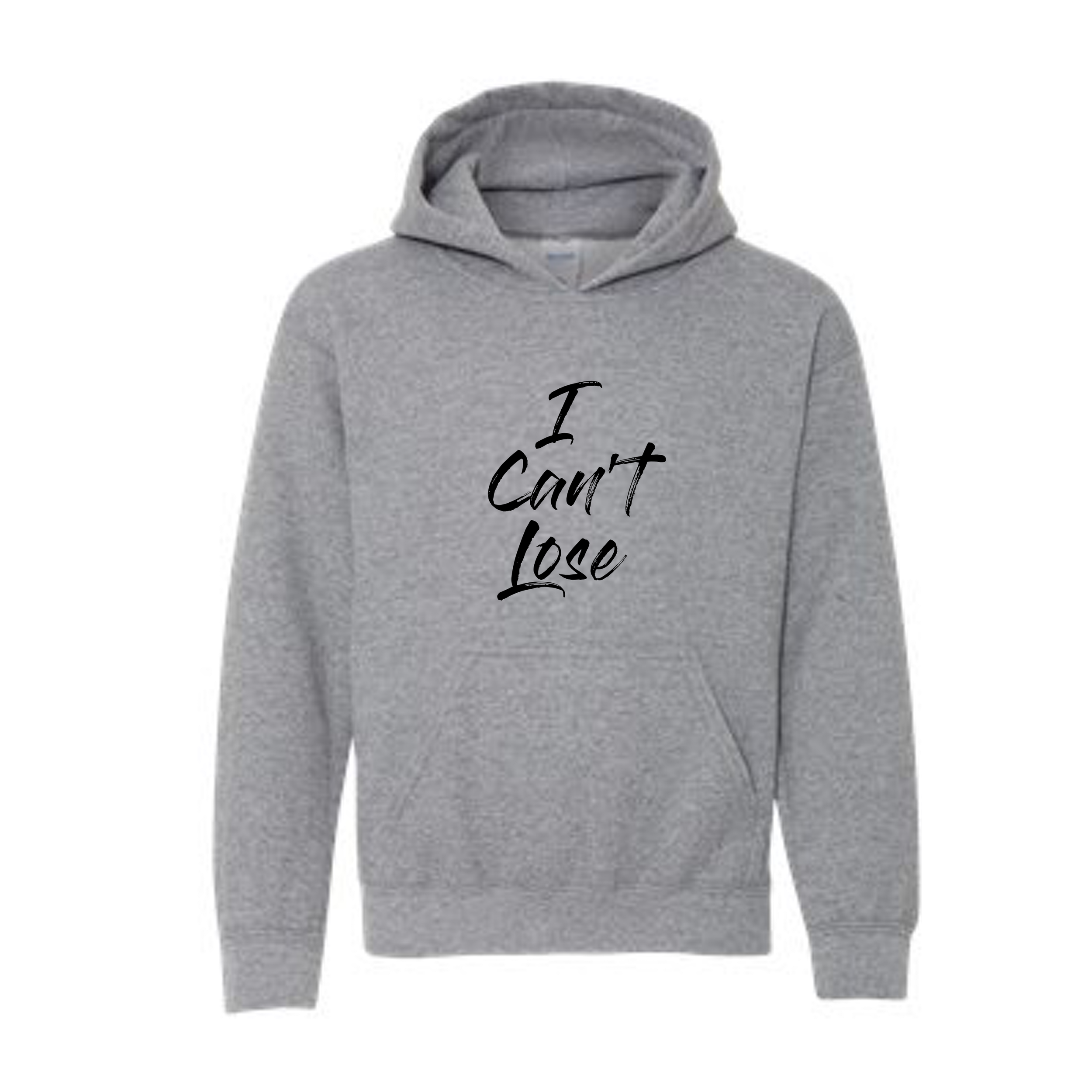 I Can't Lose Gray Kids Hoodie
