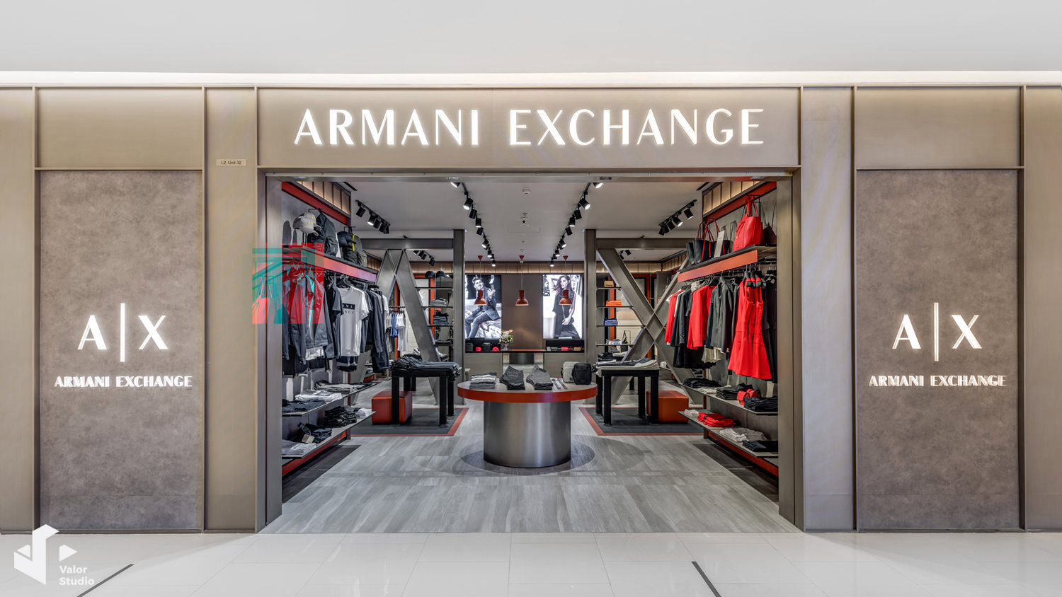 Armani Exchange store, Valor Studio - Chụp ảnh nội thất, kiến trúc