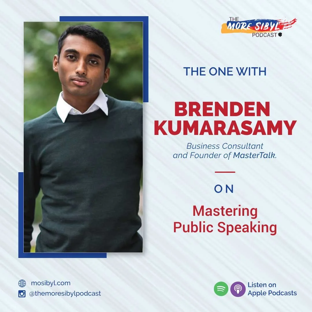 대중 연설가| The One with Brenden Kumarasamy - On Mastering Public Speaking: Episode 23 (2020)