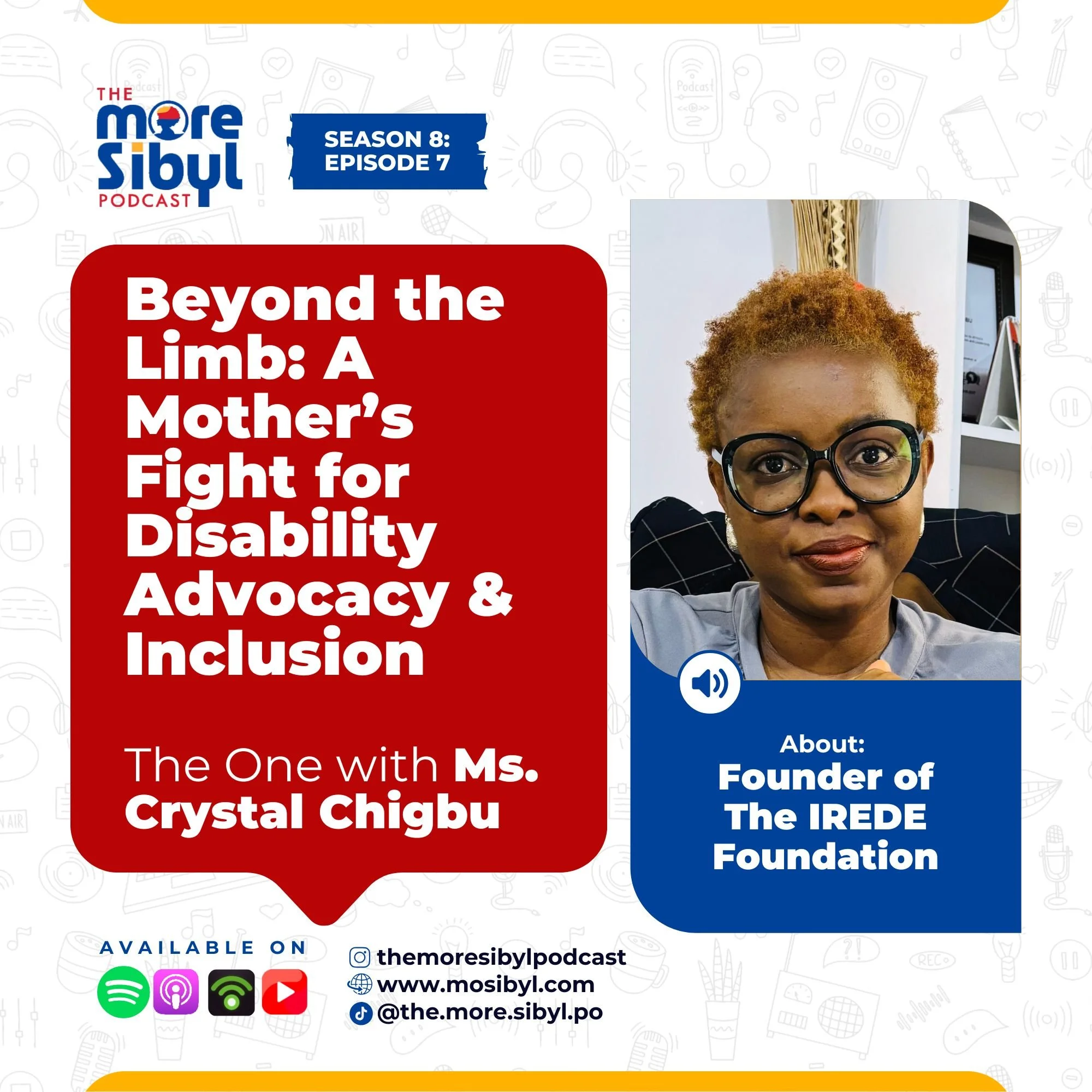 장애인의 희망|The One with Ms. Crystal Chigbu - Beyond the Limb: A Mother’s Fight for Disability Advocacy &amp; Inclusion| Episode 7 (2025)