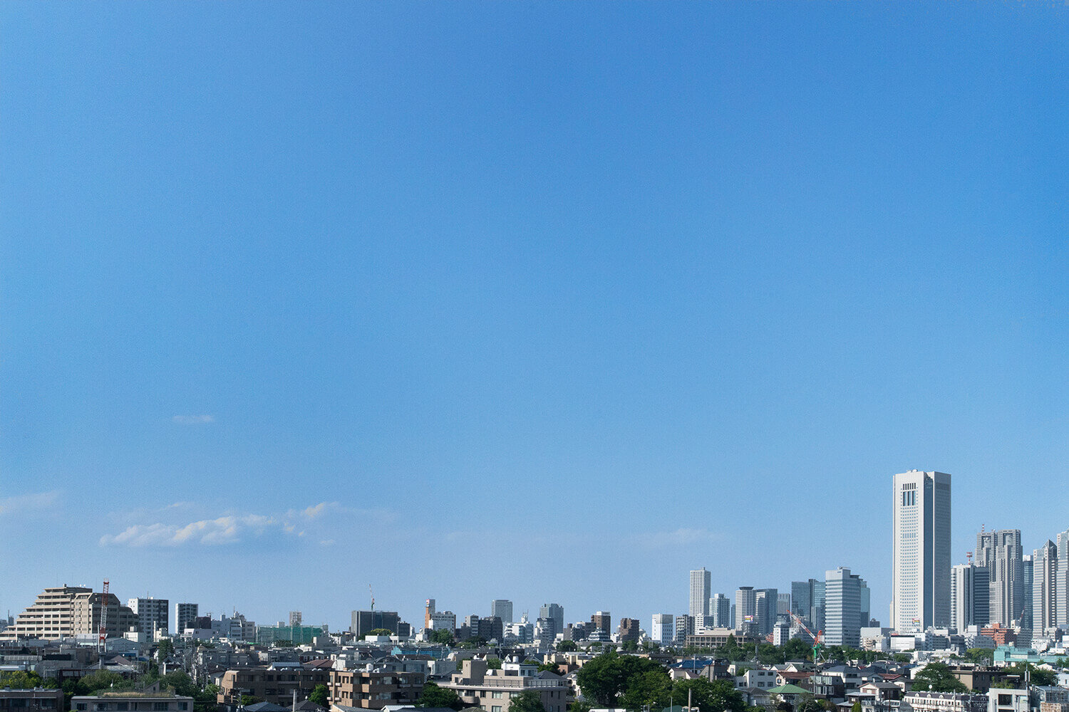  新宿副都心ビル群方面 / 北方角 