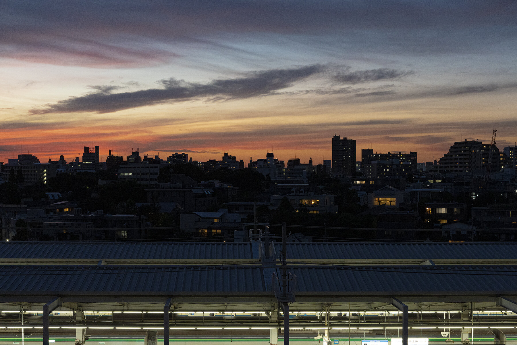  夕景 / 北方角 