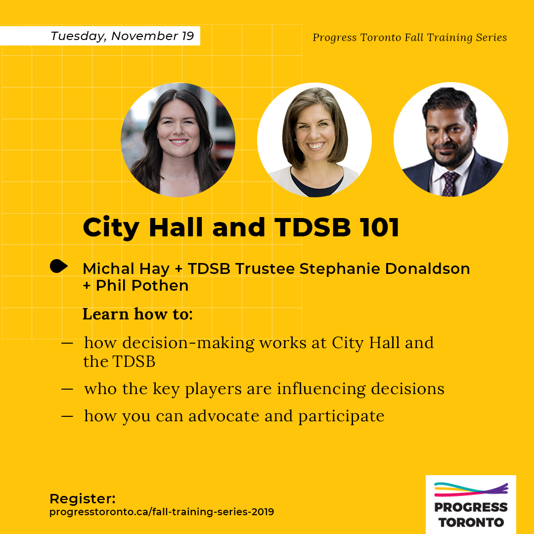 Fall Training Series: City Hall and TDSB 101