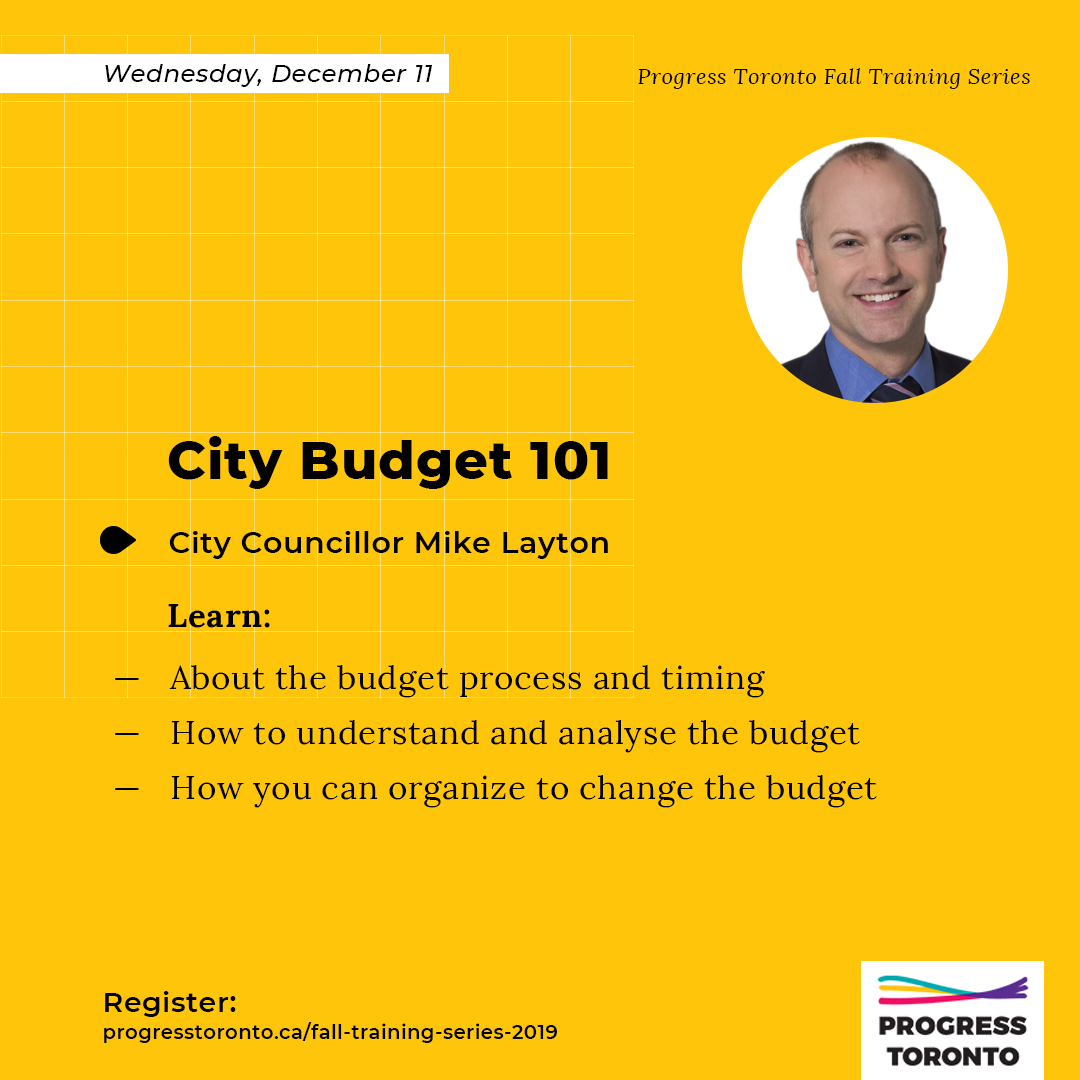 Fall Training Series: City Budget 101