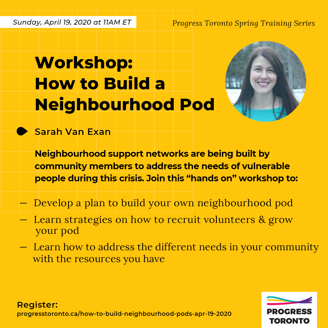 Workshop: How to Build a Neighbourhood Pod 