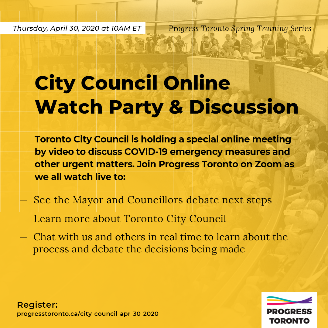 City Council Online Watch Party &amp; Discussion