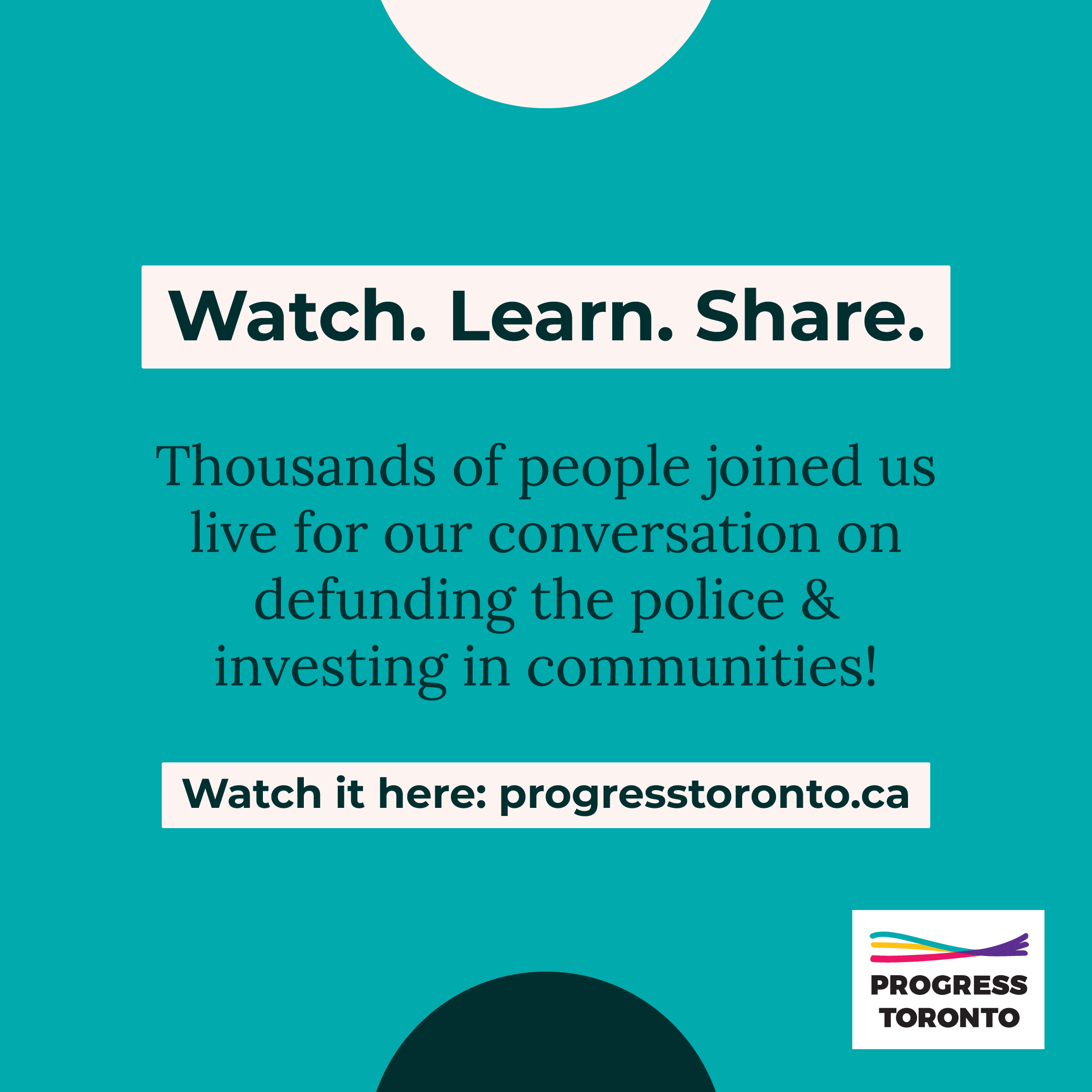 Video: Defunding the Police &amp; Investing in Community