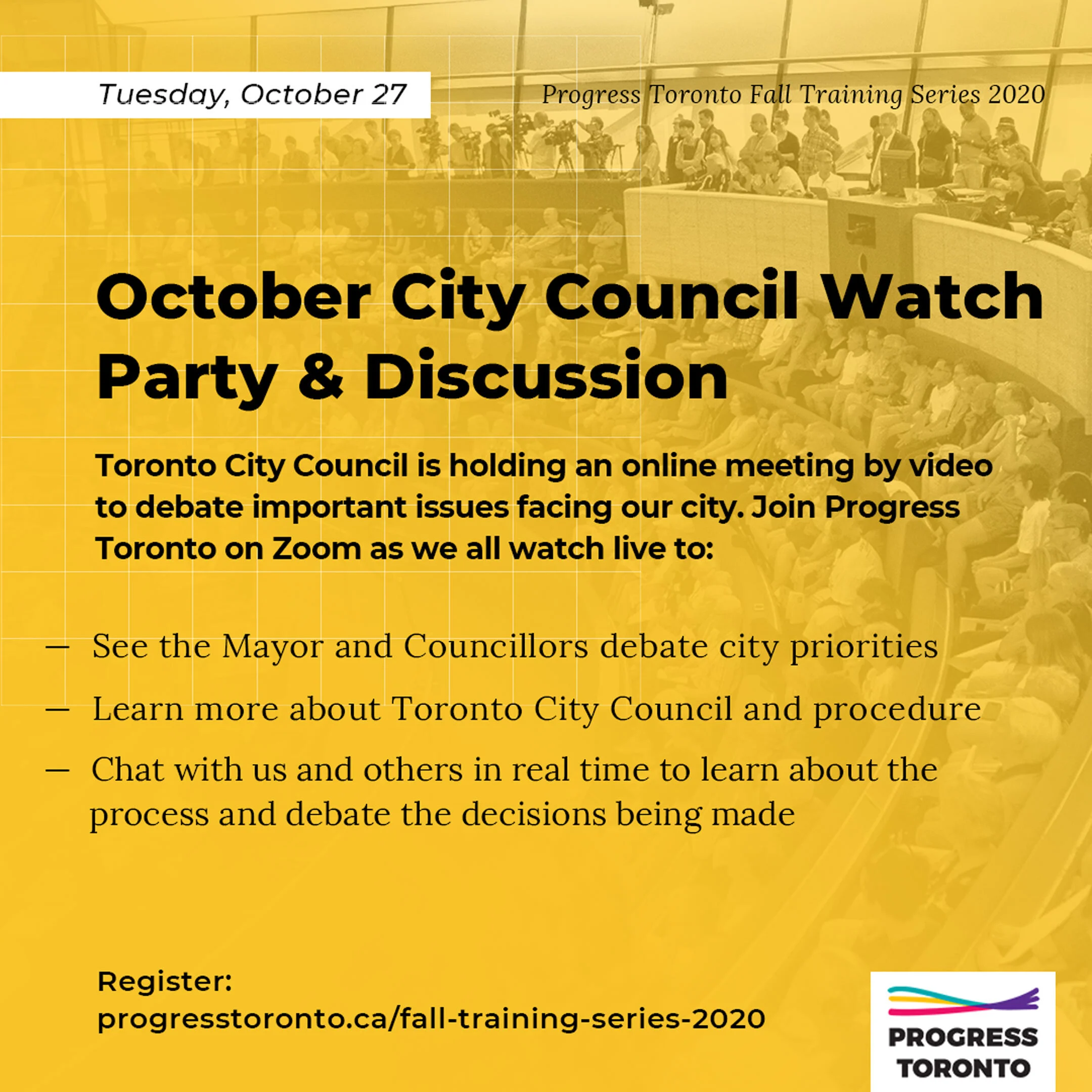 October City Council Online Watch Party &amp; Discussion