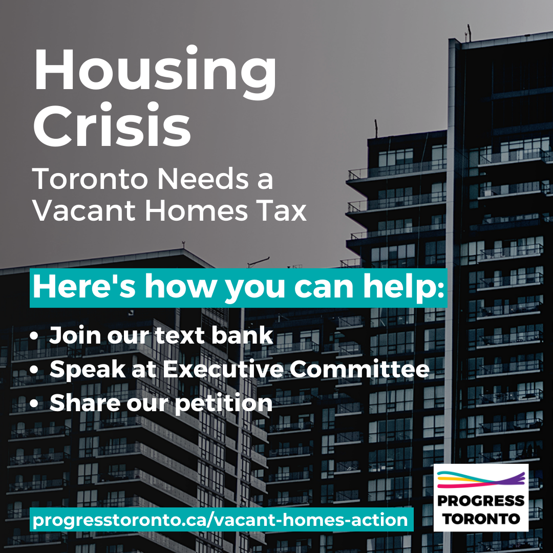 Take Action: Help Win on the Vacant Homes Tax
