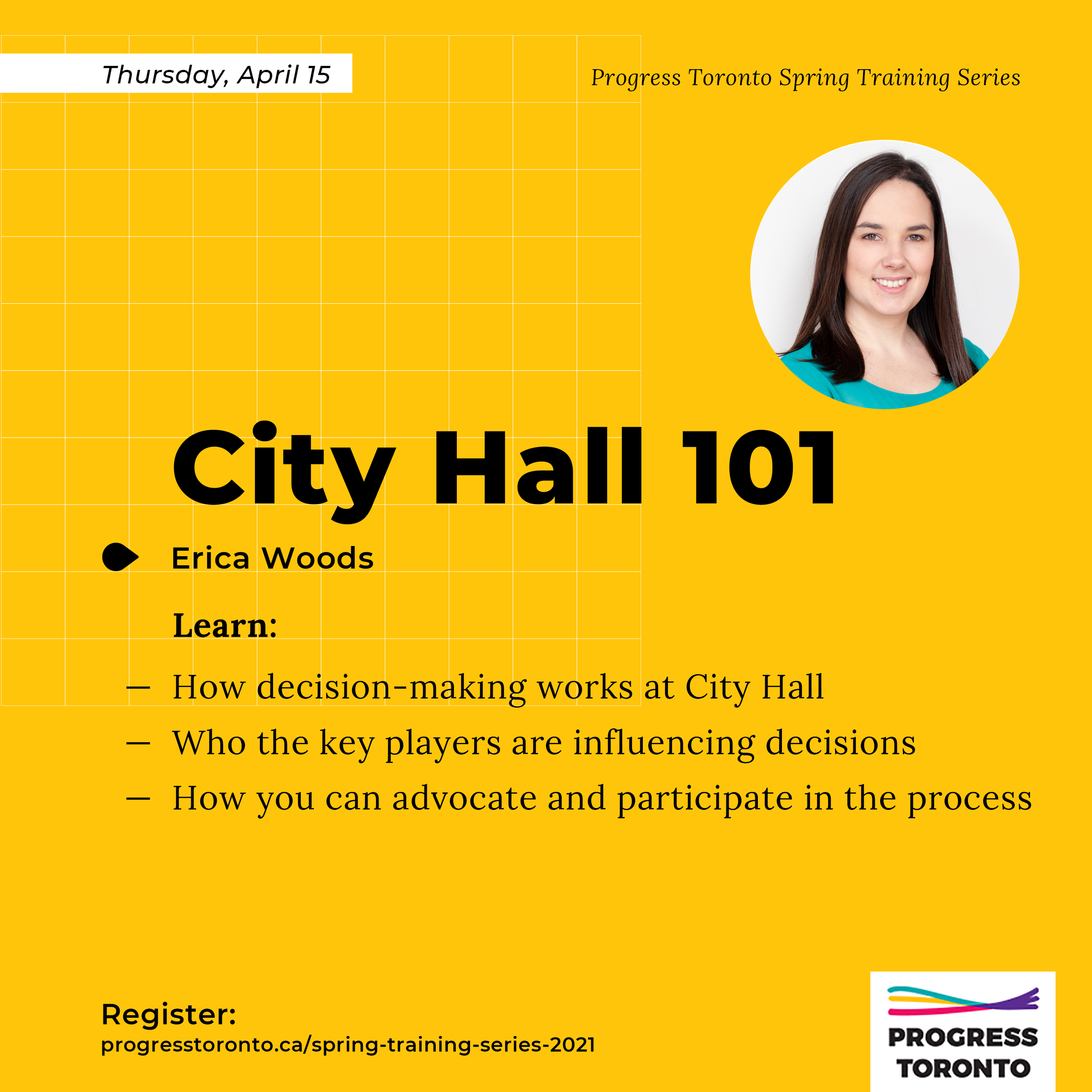 Spring Training Series: City Hall 101
