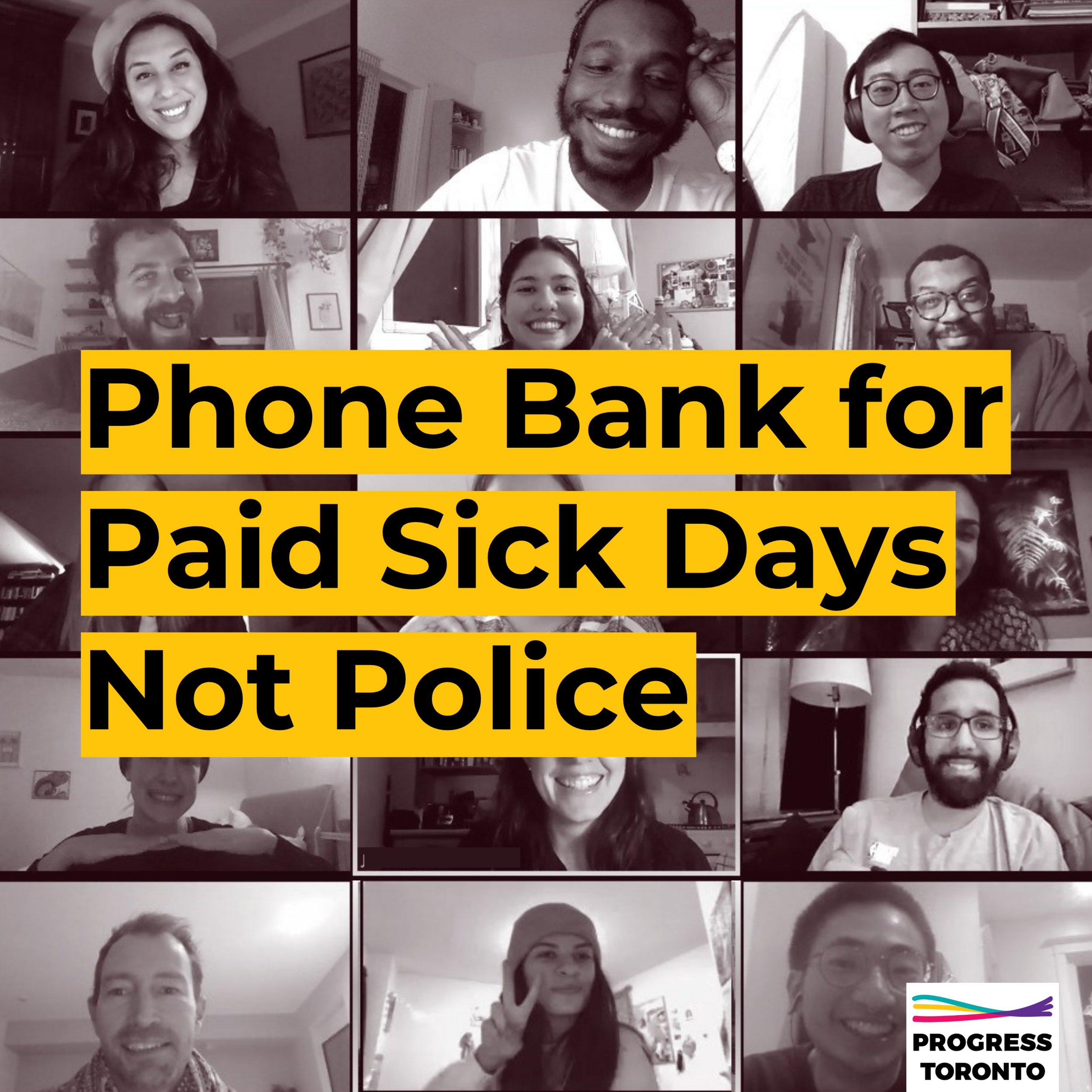 Phone Bank for Paid Sick Days Not Police