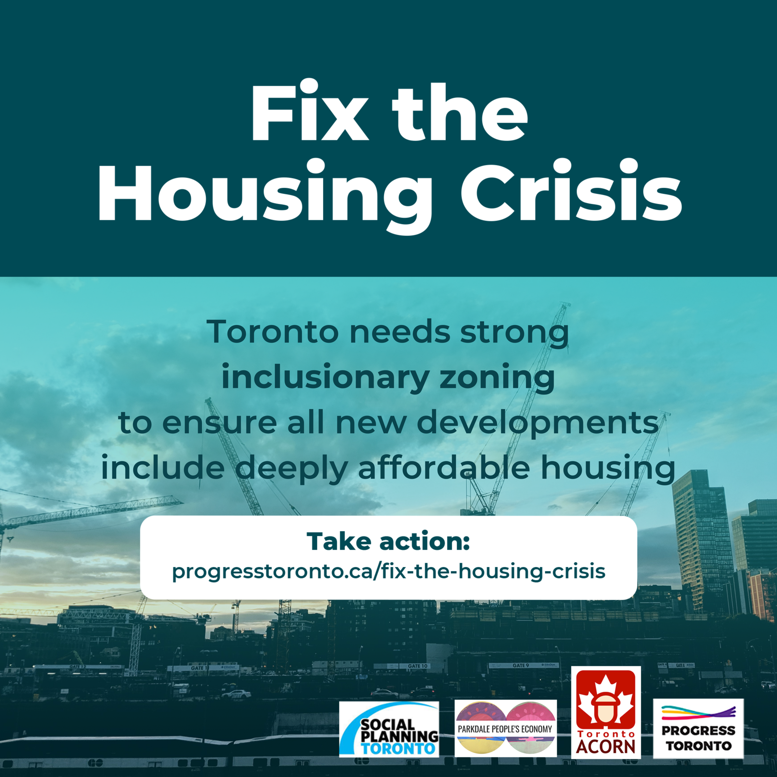 Take action: Fix the Housing Crisis with Strong Inclusionary Zoning