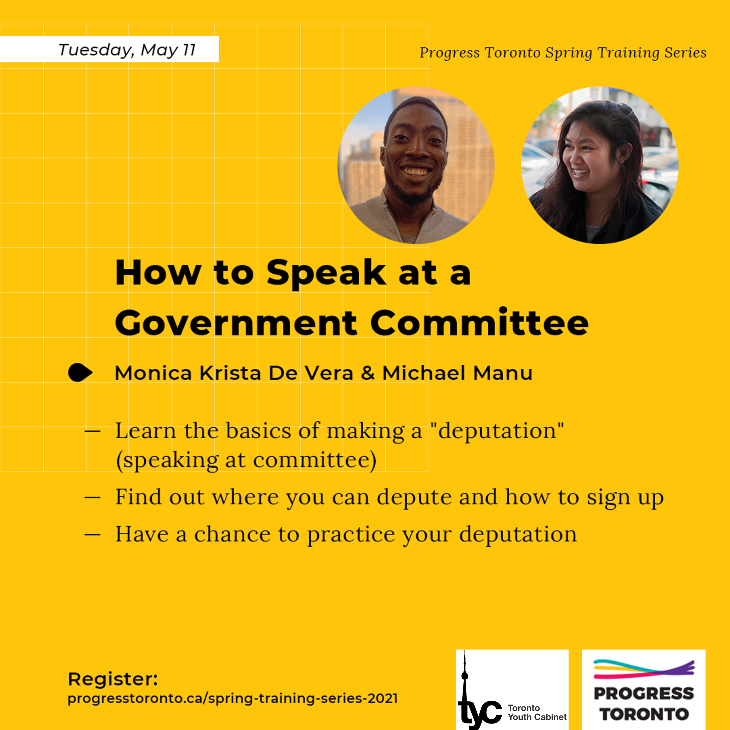Training: How to Speak at Government Committee