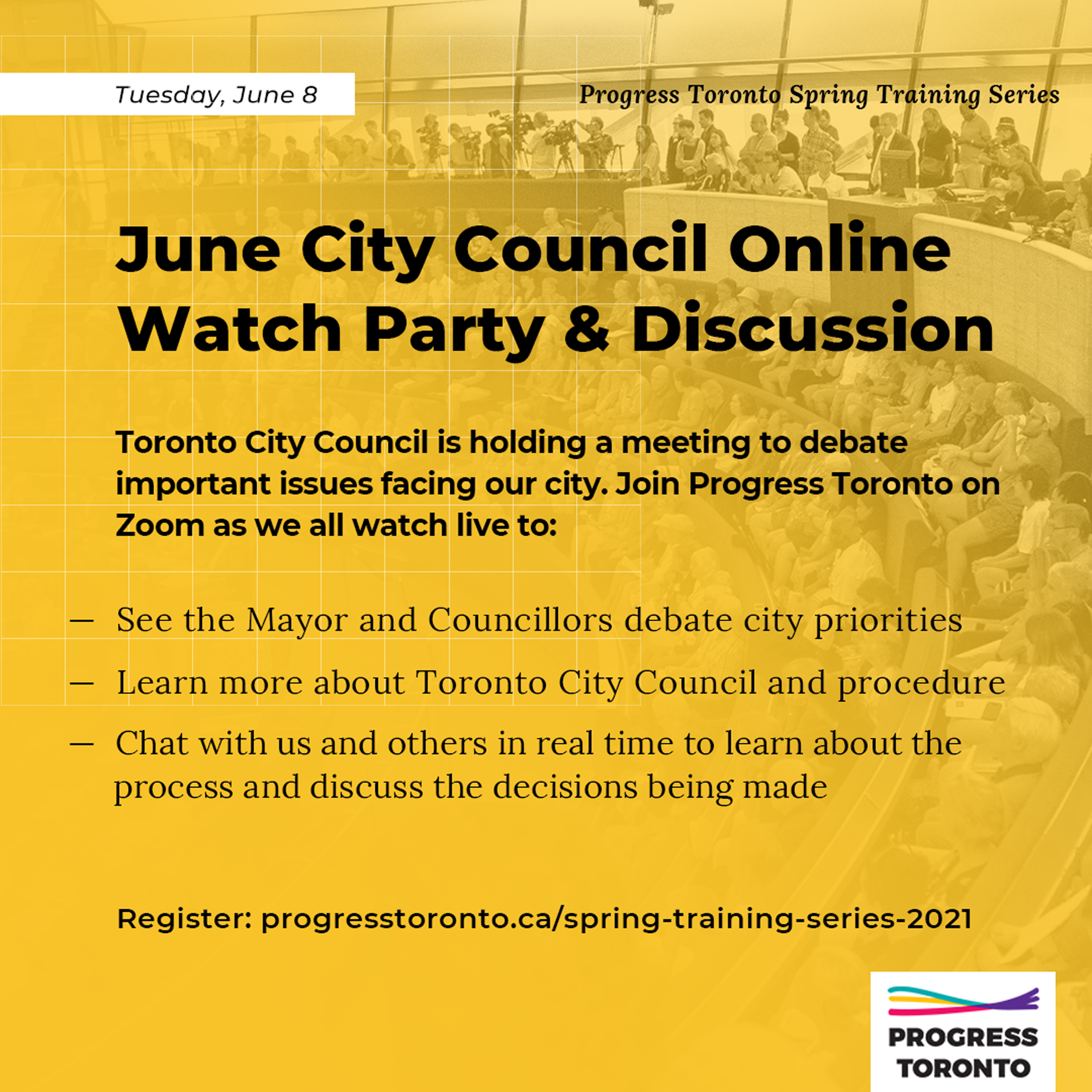 June City Council Watch Party