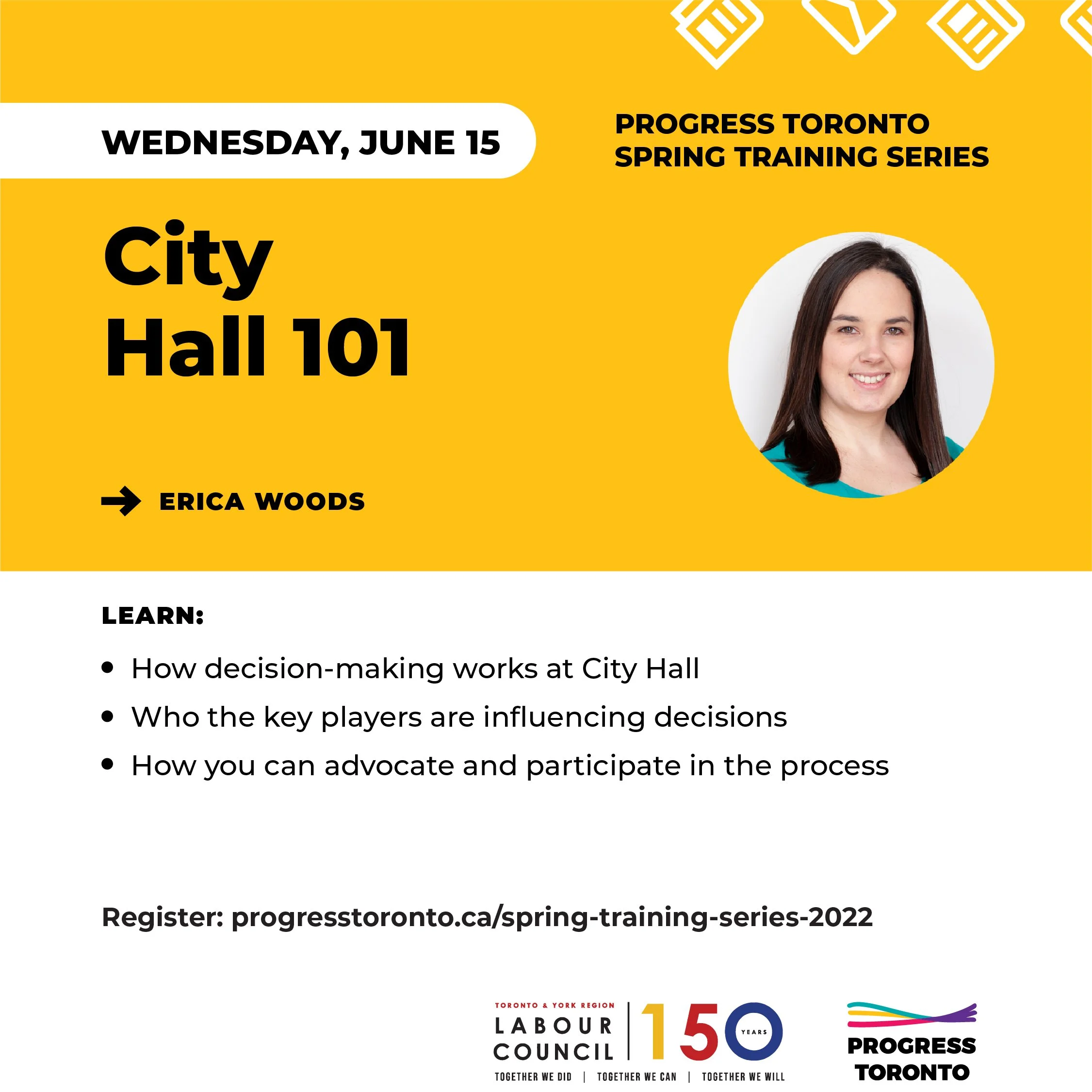 Spring Training Series: City Hall 101