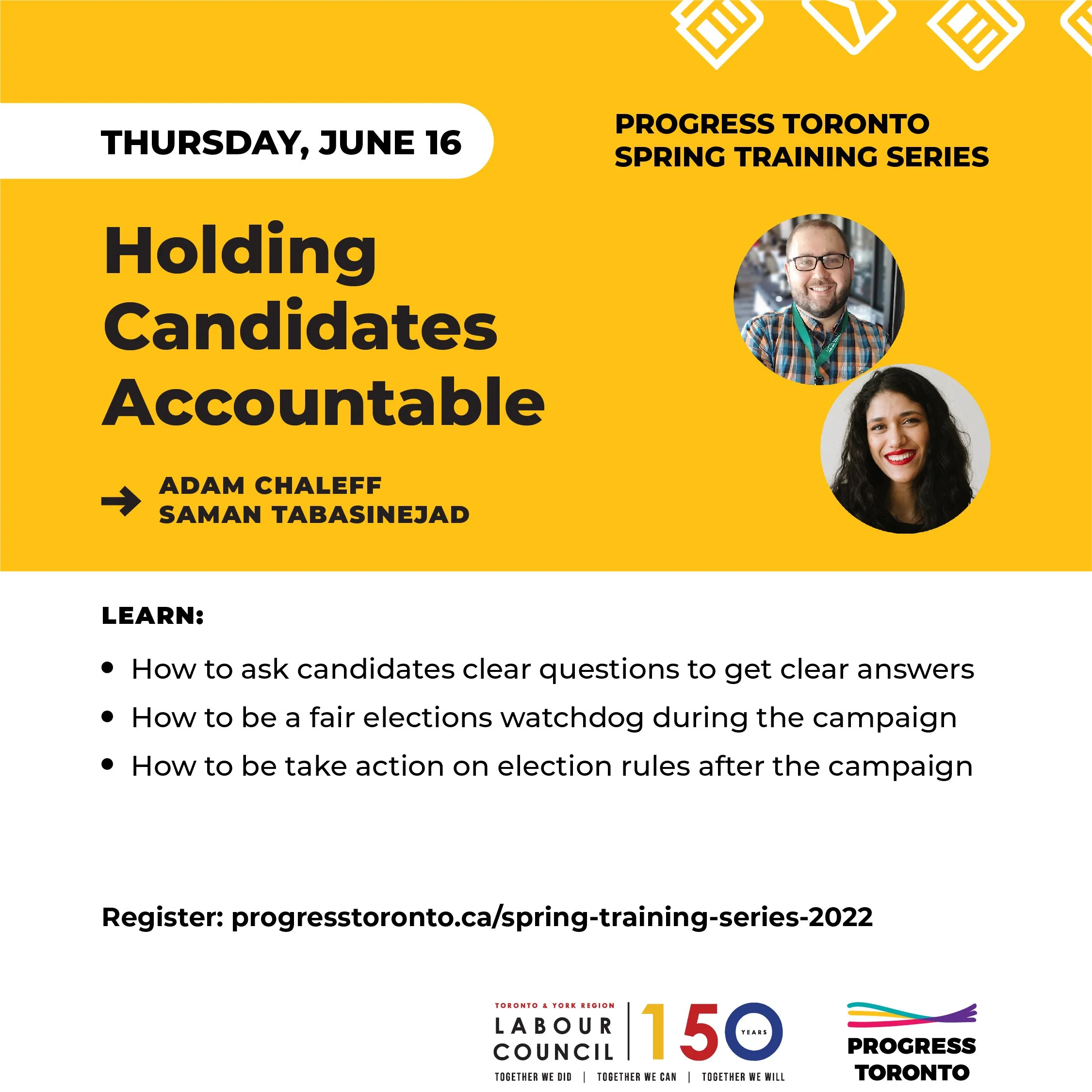 Spring Training Series: Holding Candidates Accountable