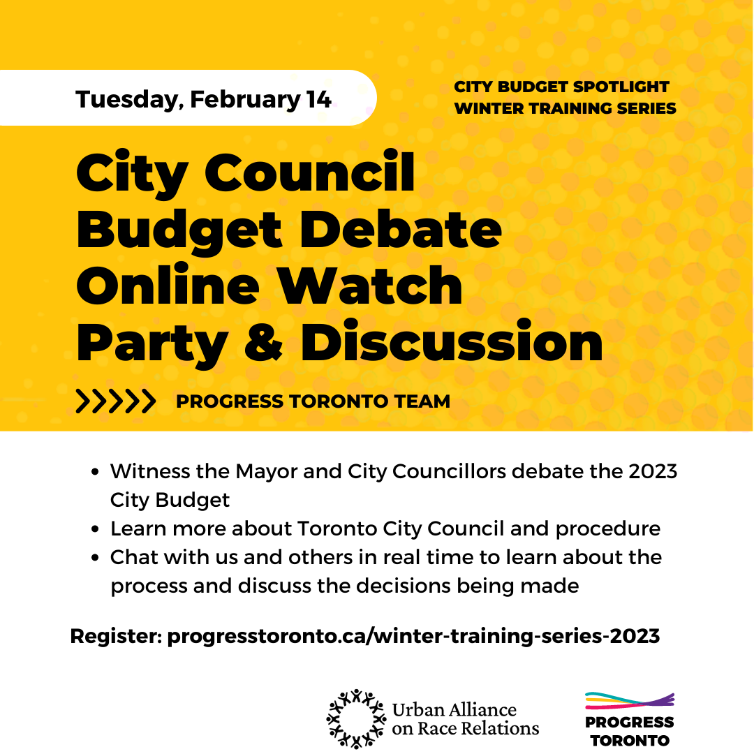 City Council Budget Debate Online Watch Party & Discussion
