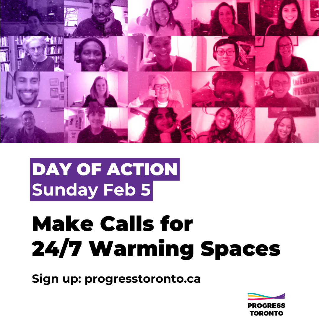 Day of Action for 24/7 Warming Spaces - Sunday, Feb 5