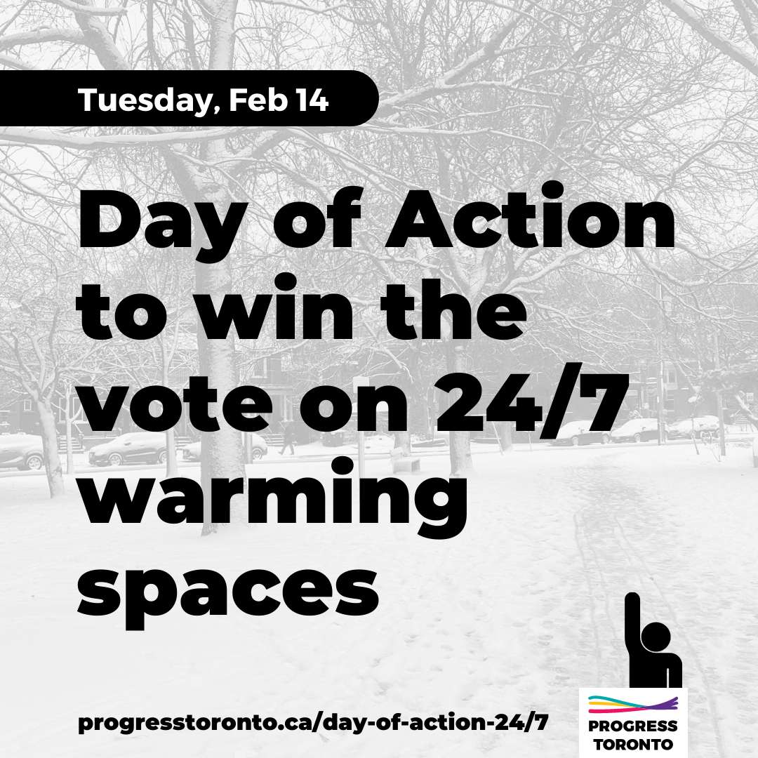 Day of Action for 24/7 Warming Spaces