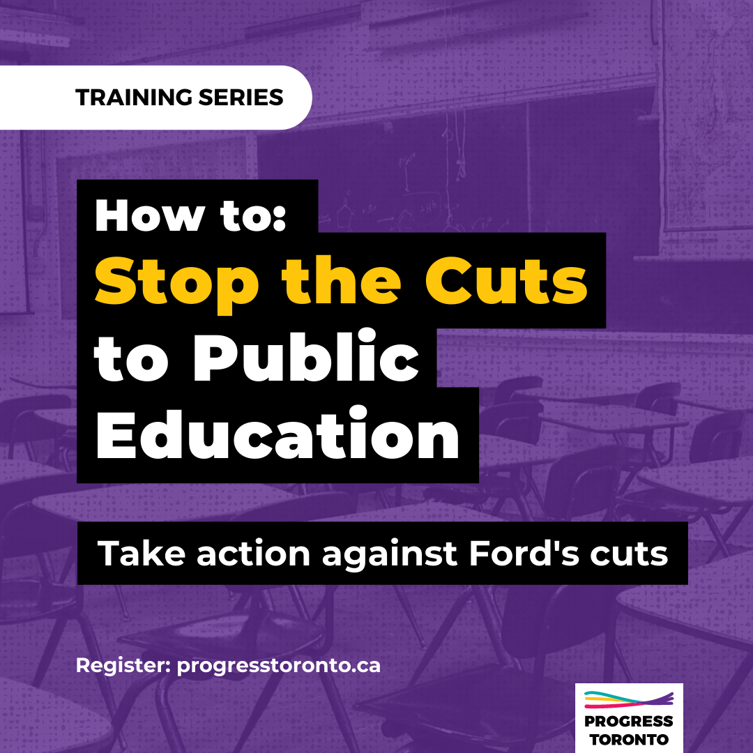 Training Series: How to Stop the Cuts to Public Education