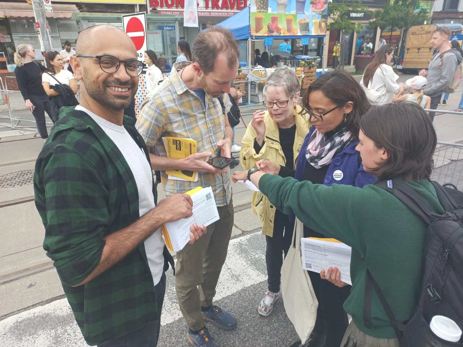 Flyer Squad at Warden and Kingston