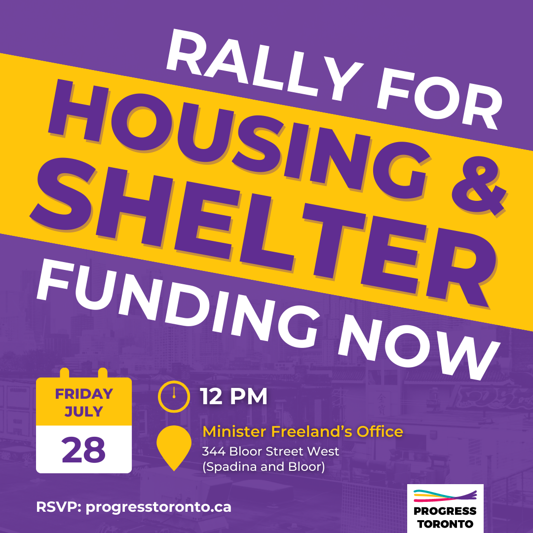 Rally for Housing and Shelter Funding Now