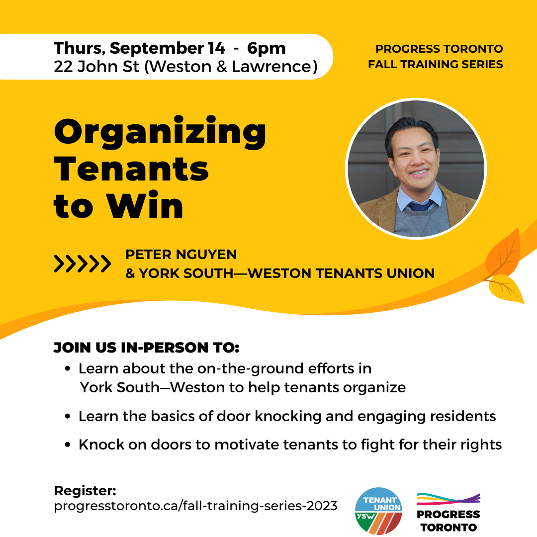 Training: Organizing Tenants to Win