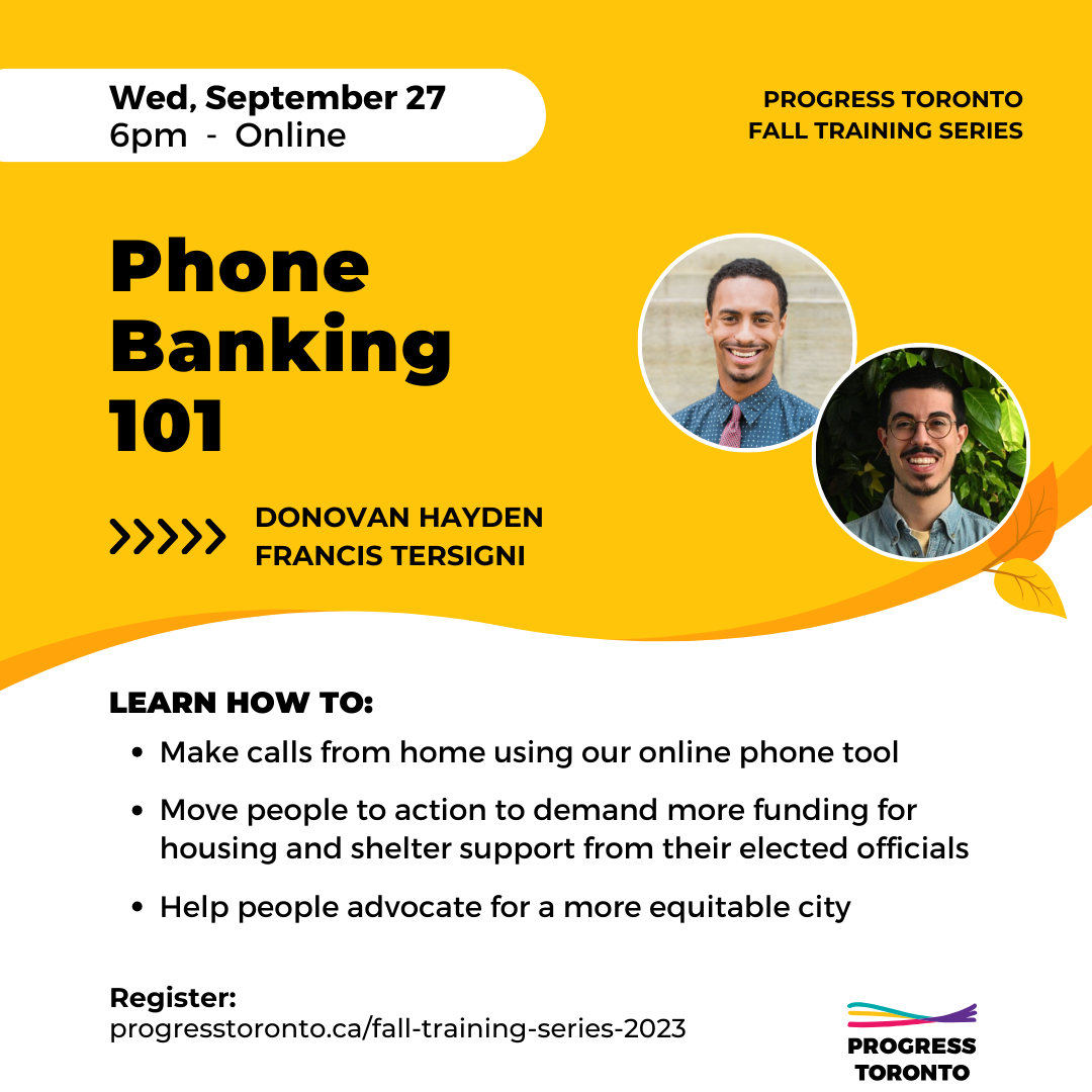 Training: Phone Banking 101