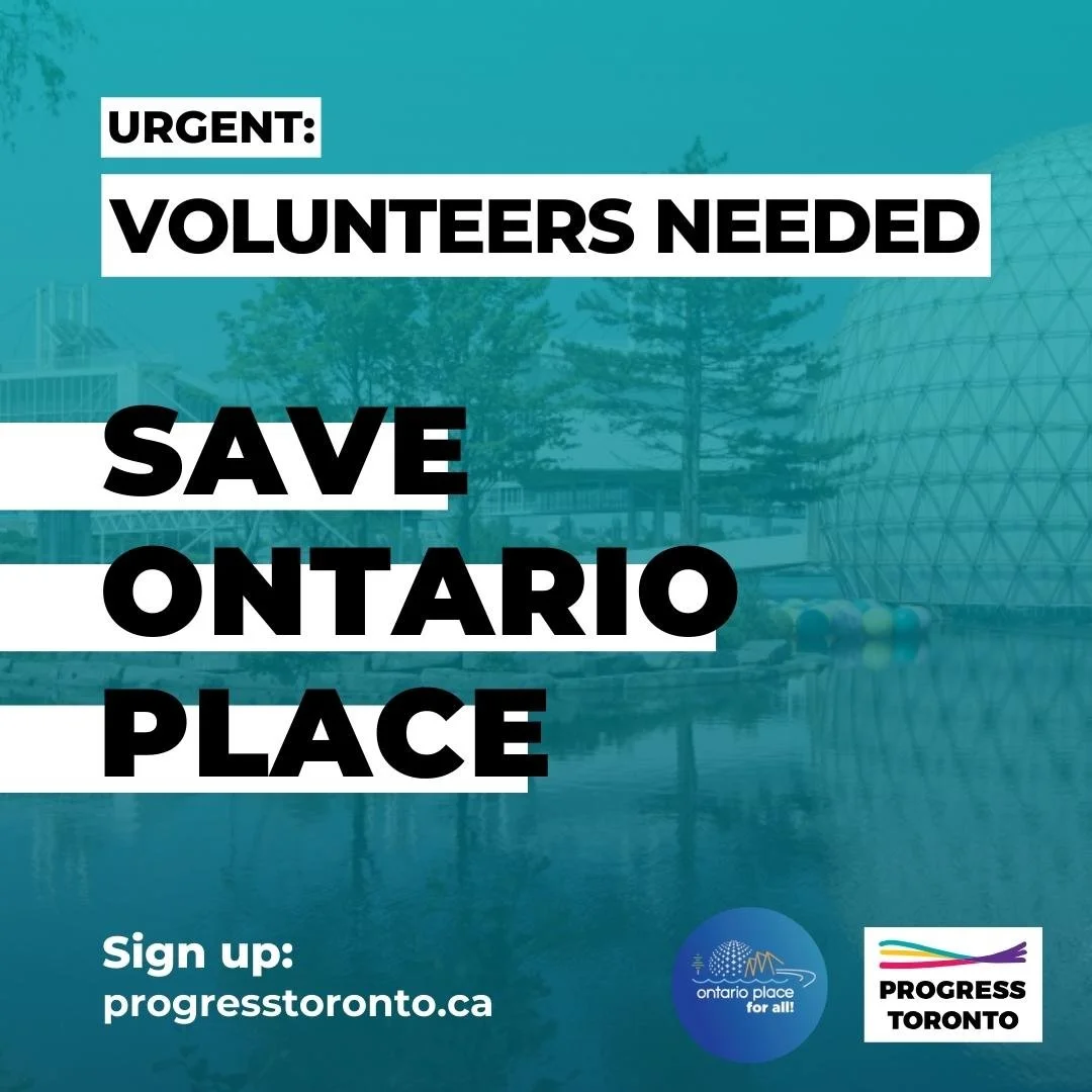 Volunteer to Save Ontario Place